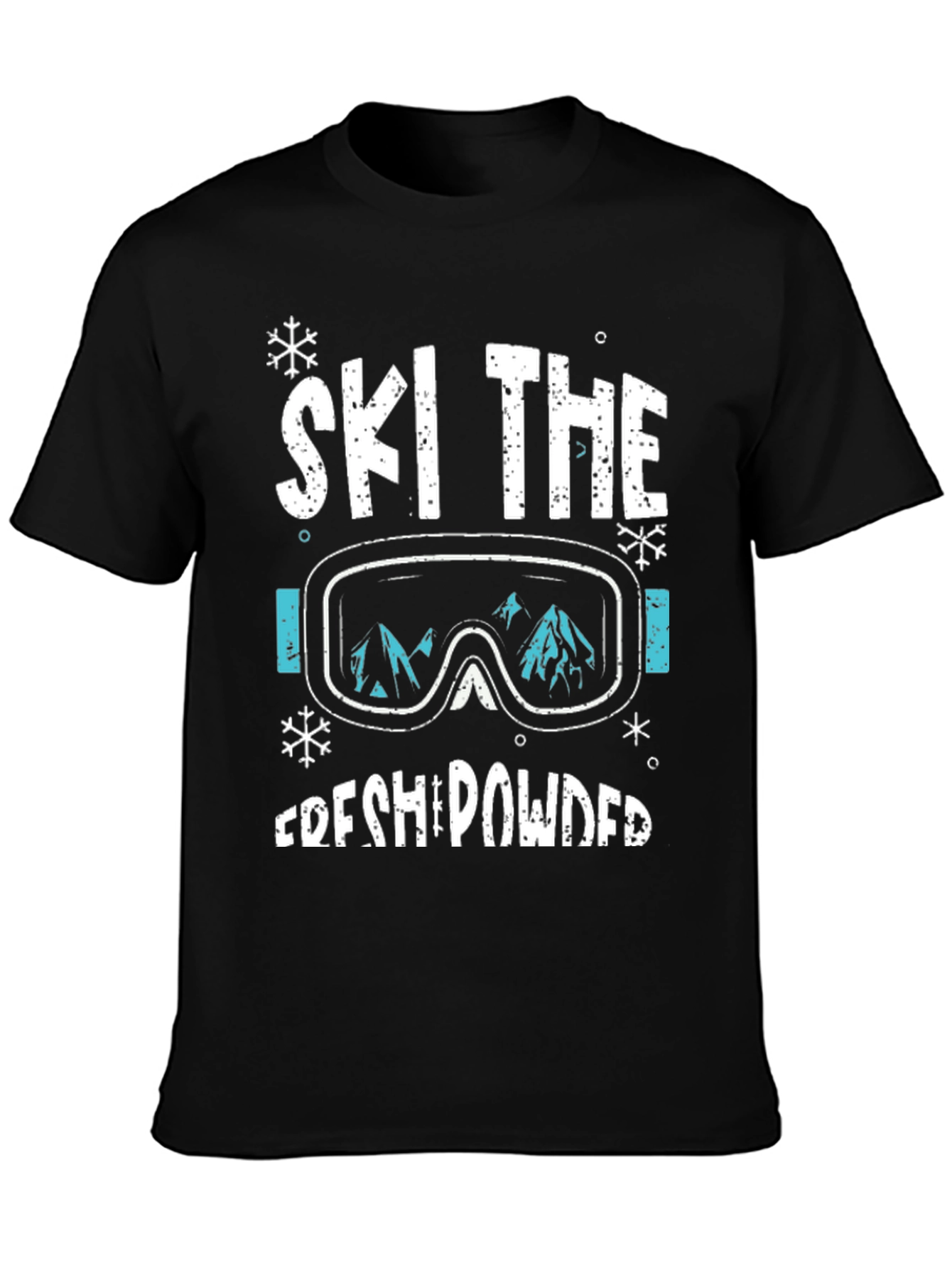 Ski The Fresh Powder Graphic Tee
