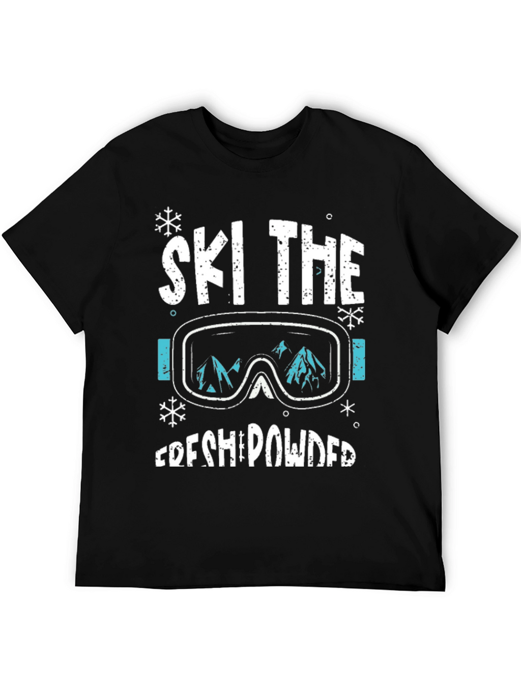 Ski The Fresh Powder Graphic Tee