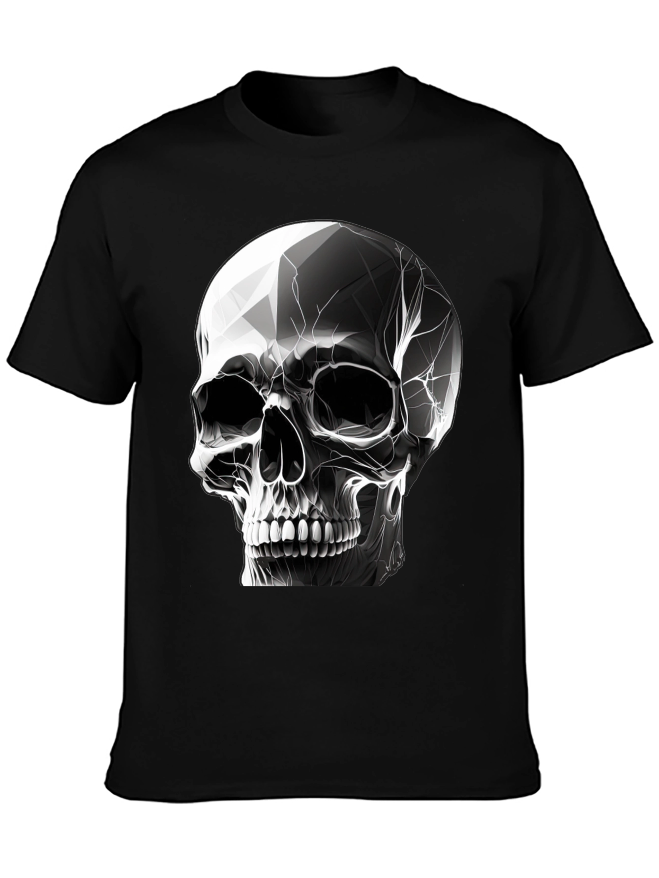 Skull Graphic Black T-Shirt - Stylish & Edgy
