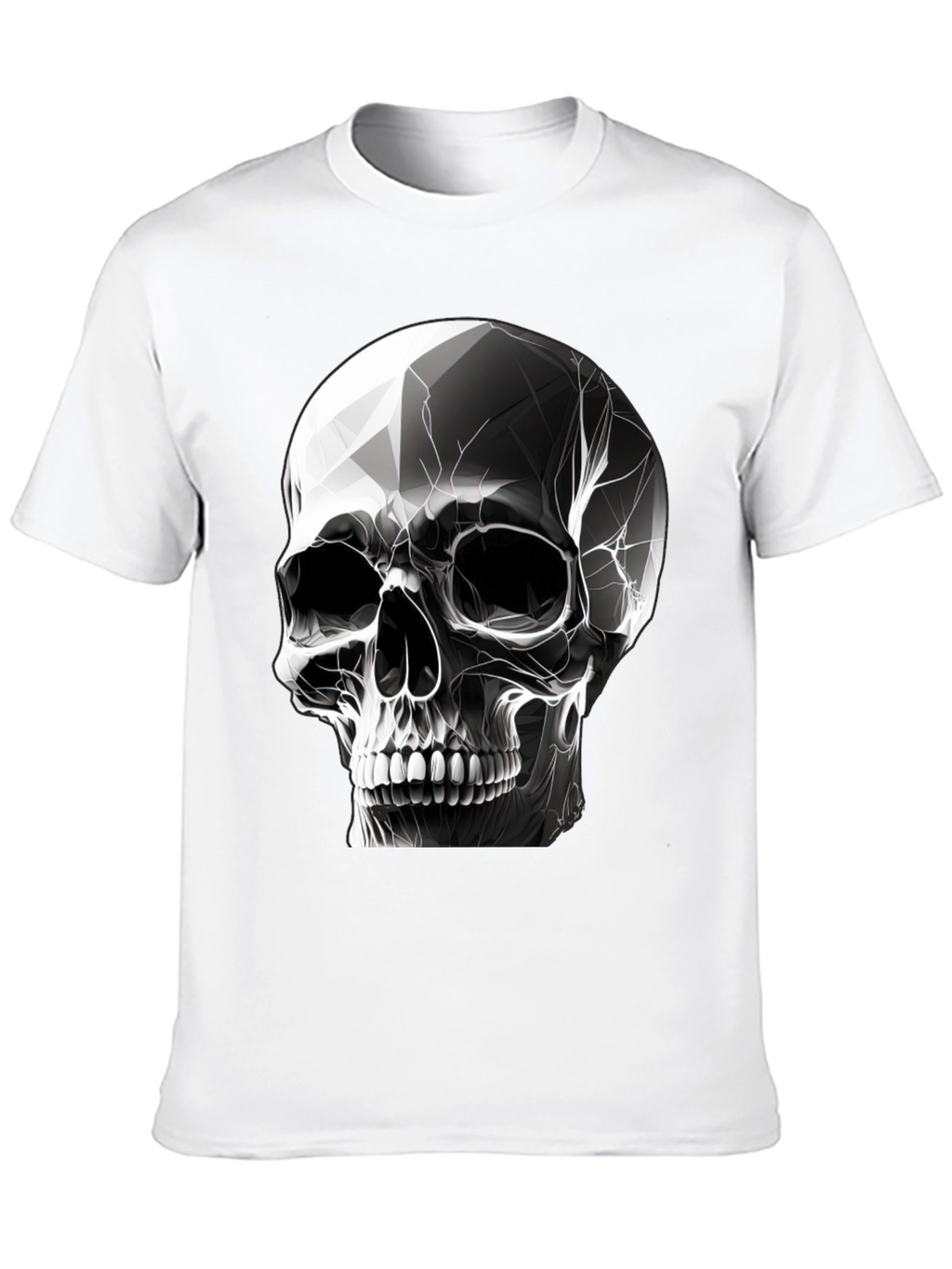 Skull Graphic Black T-Shirt - Stylish & Edgy