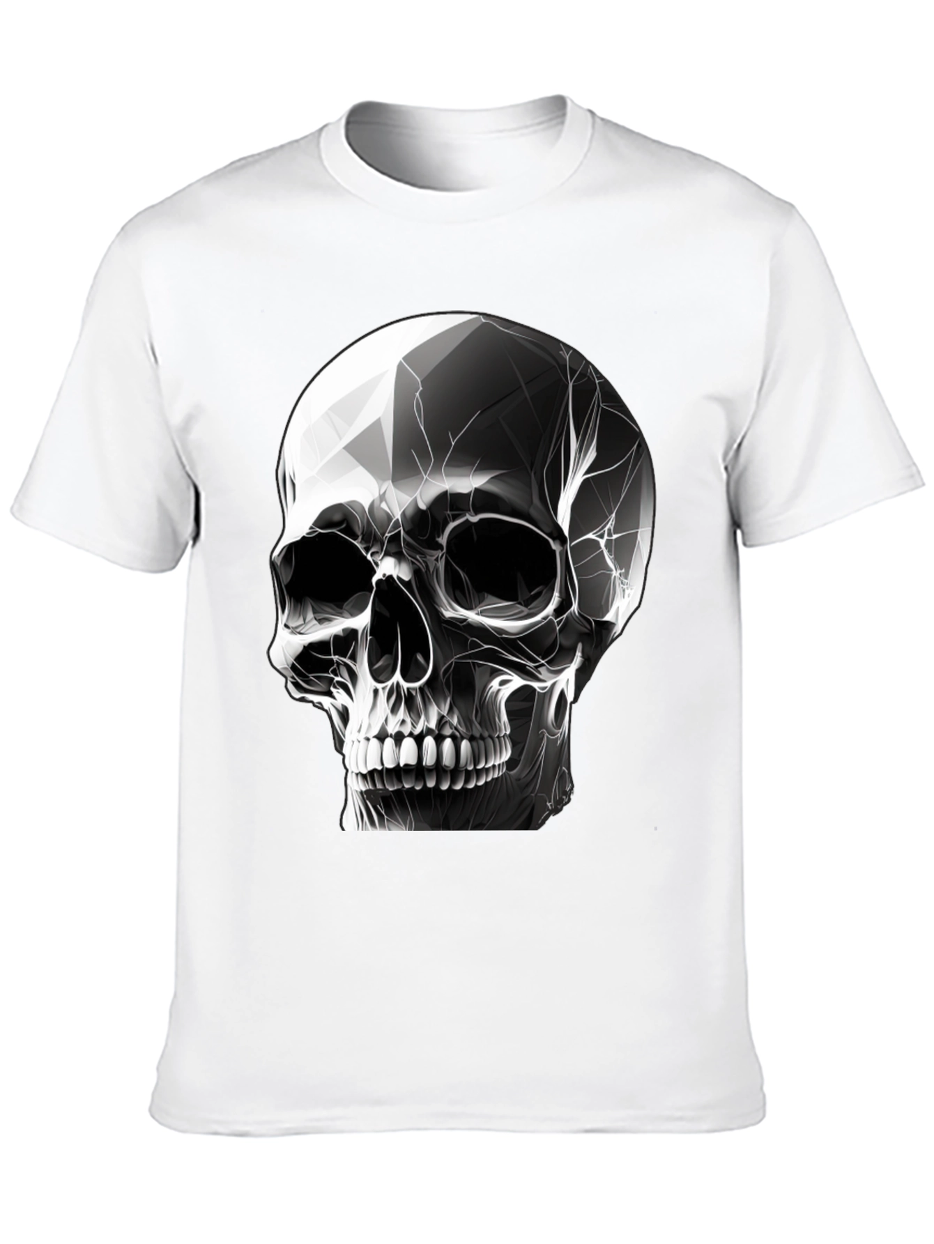 Skull Graphic Black T-Shirt - Stylish & Edgy