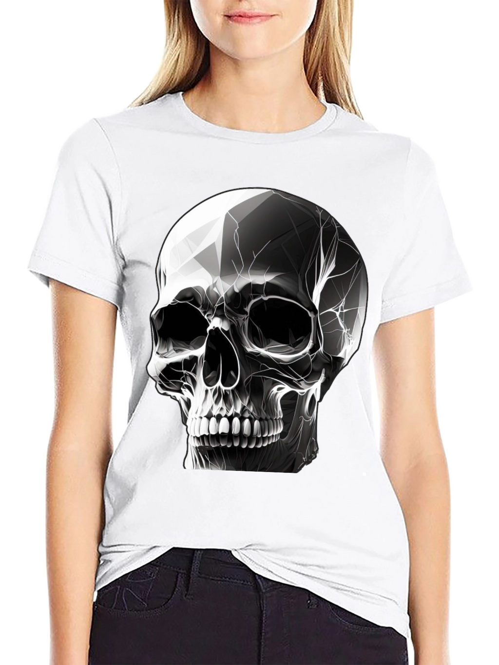 Skull Graphic Black T-Shirt - Stylish & Edgy