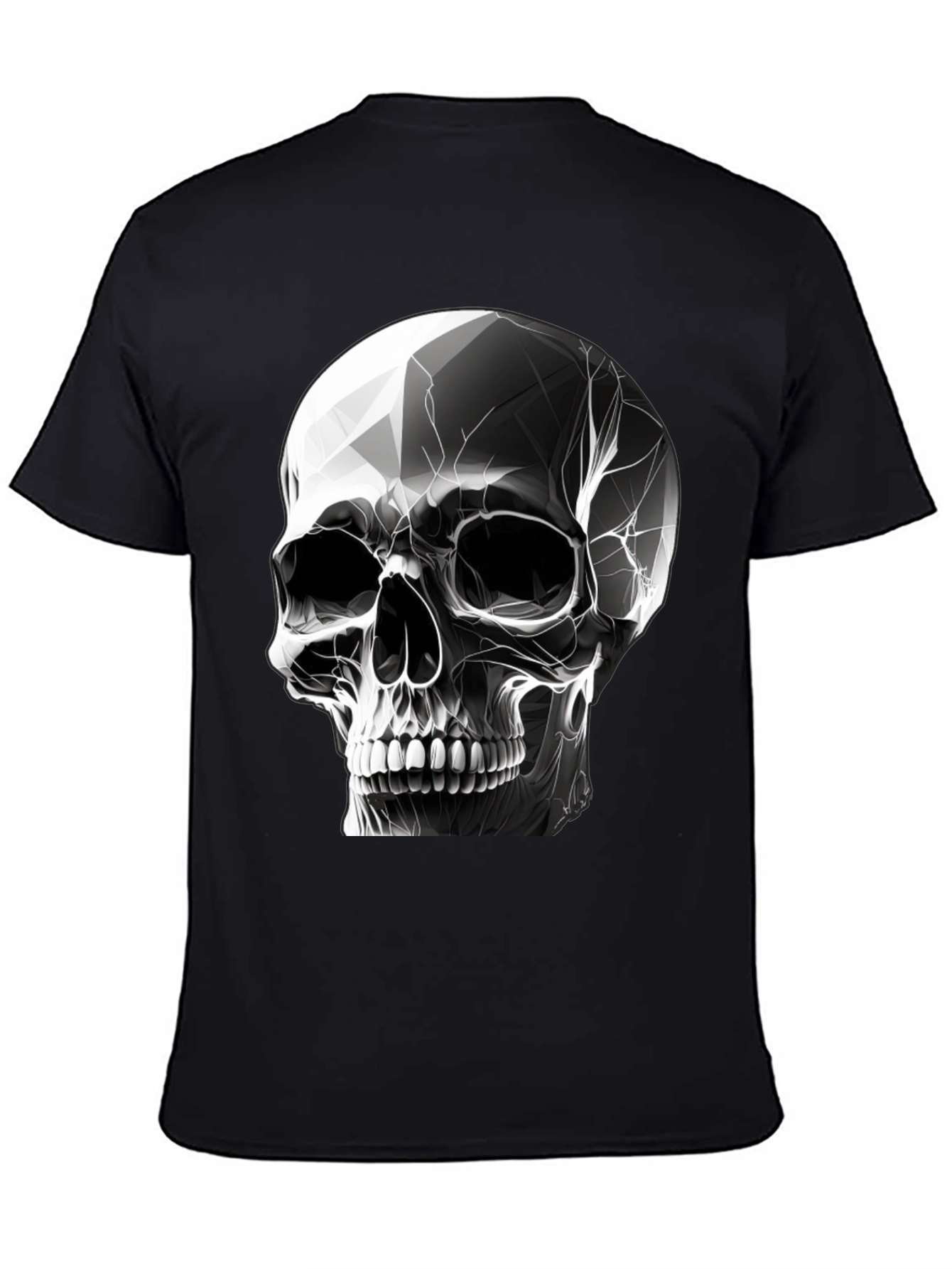 Skull Graphic Black T-Shirt - Stylish & Edgy
