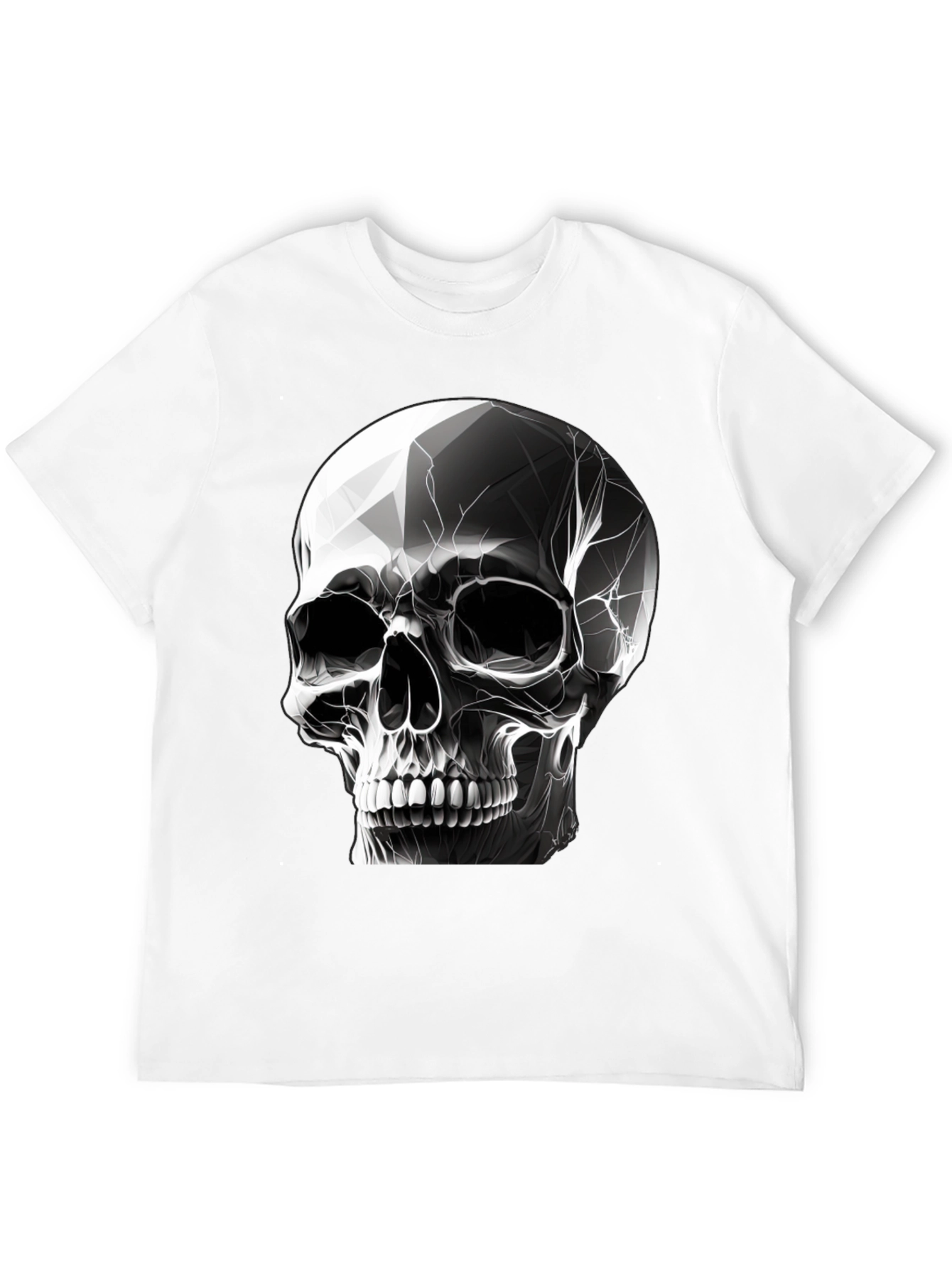 Skull Graphic Black T-Shirt - Stylish & Edgy
