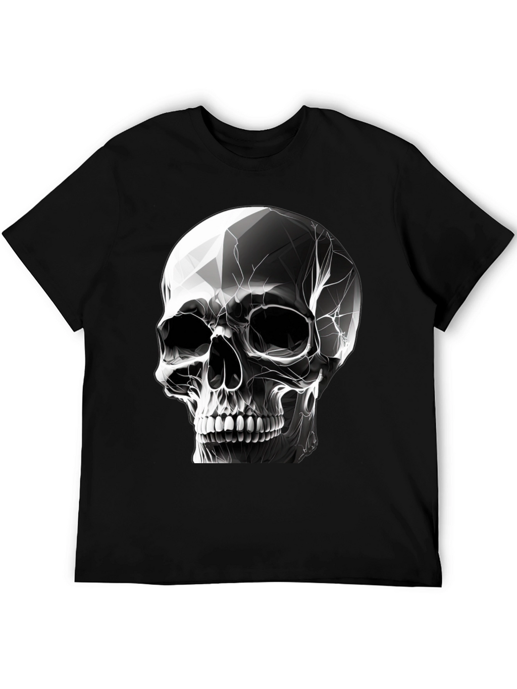 Skull Graphic Black T-Shirt - Stylish & Edgy