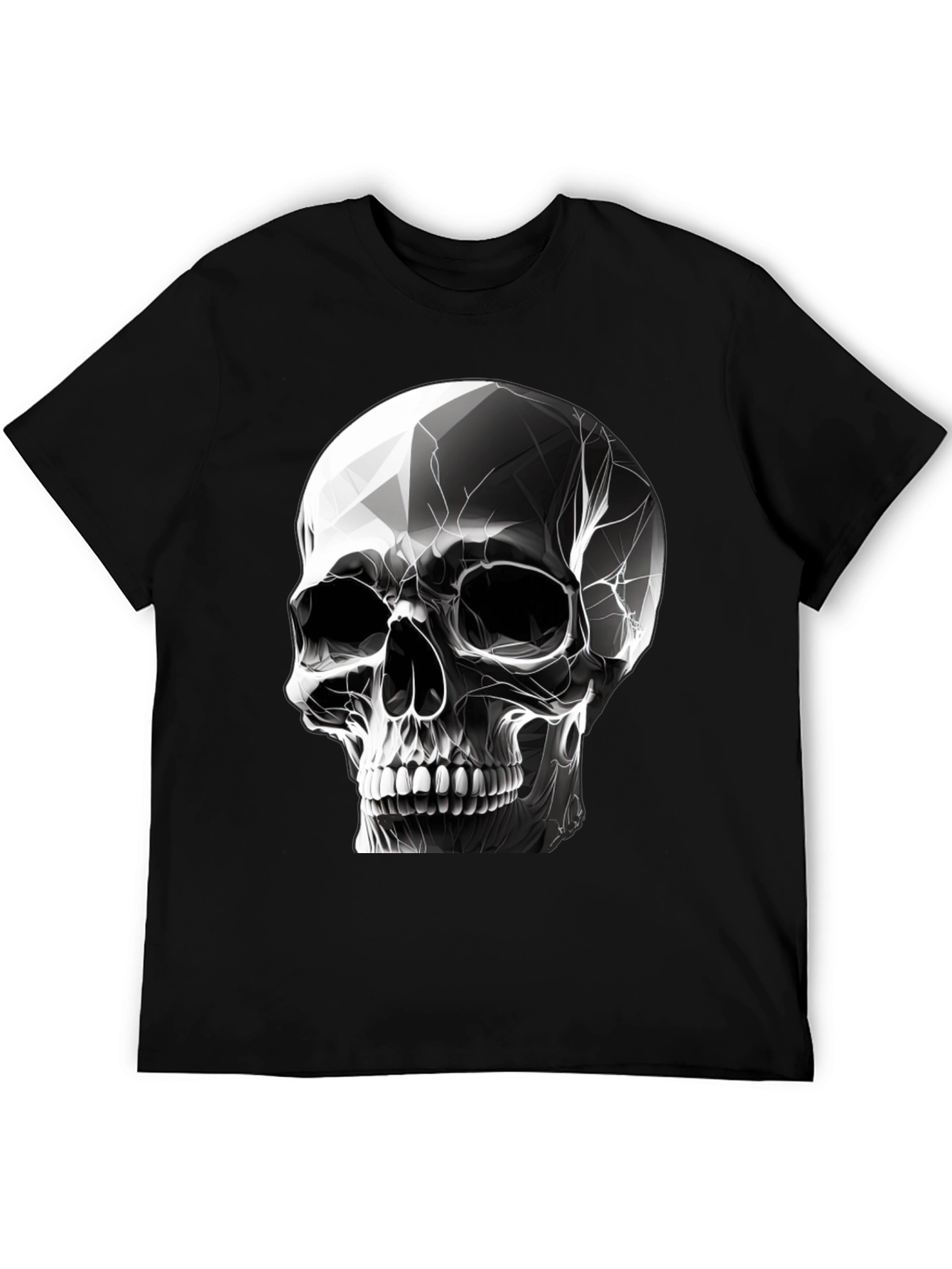 Skull Graphic Black T-Shirt - Stylish & Edgy