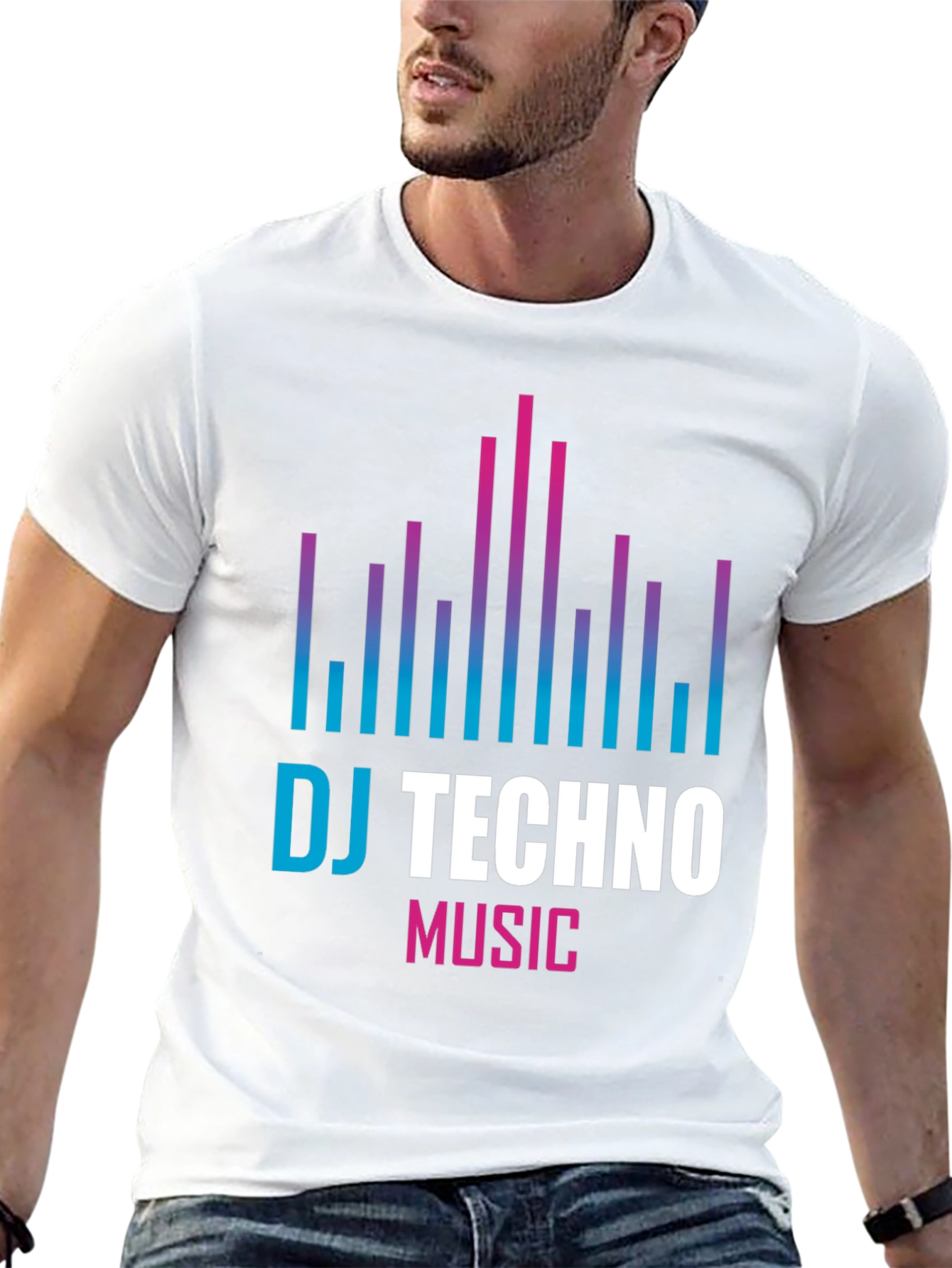 DJ Techno Music Graphic T-Shirt