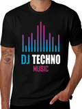 DJ Techno Music Graphic T-Shirt
