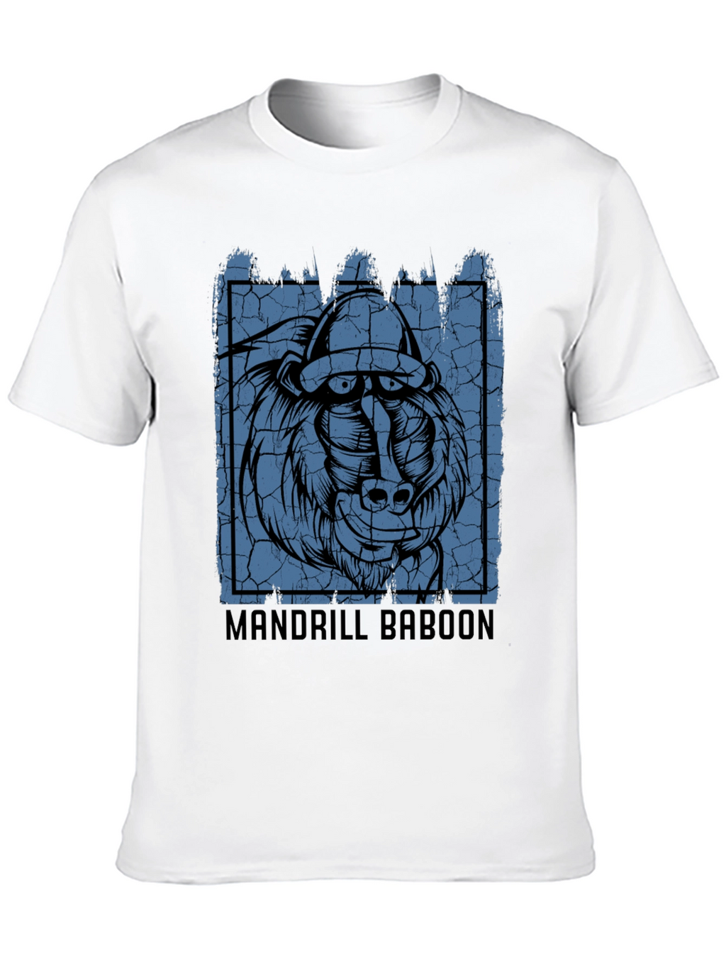 Mandrill Baboon Graphic Print Tee
