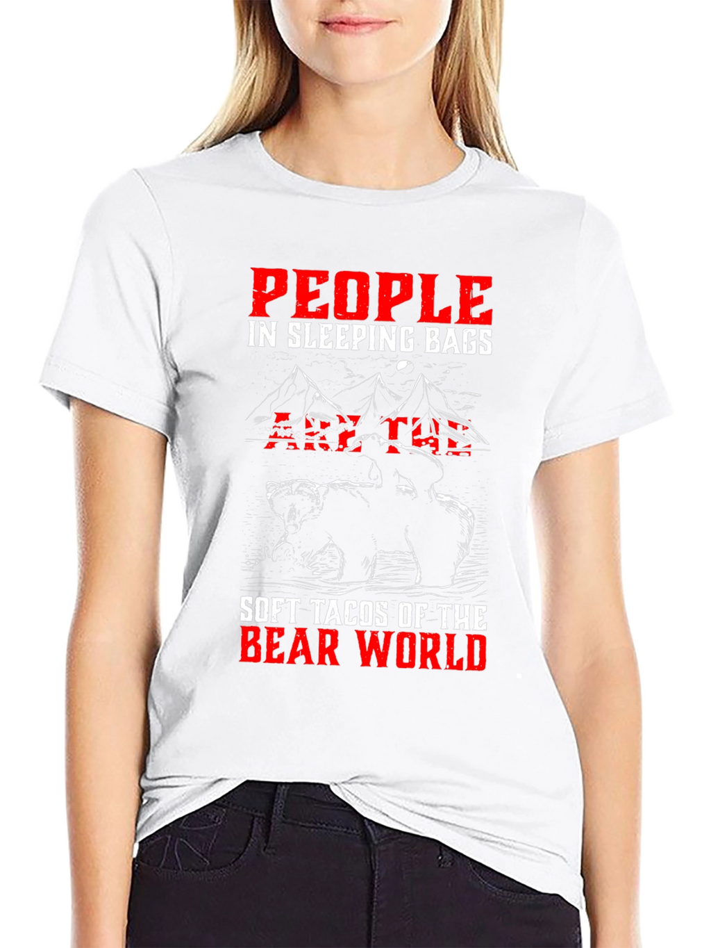 Bear World Sleeping Bag T-Shirt