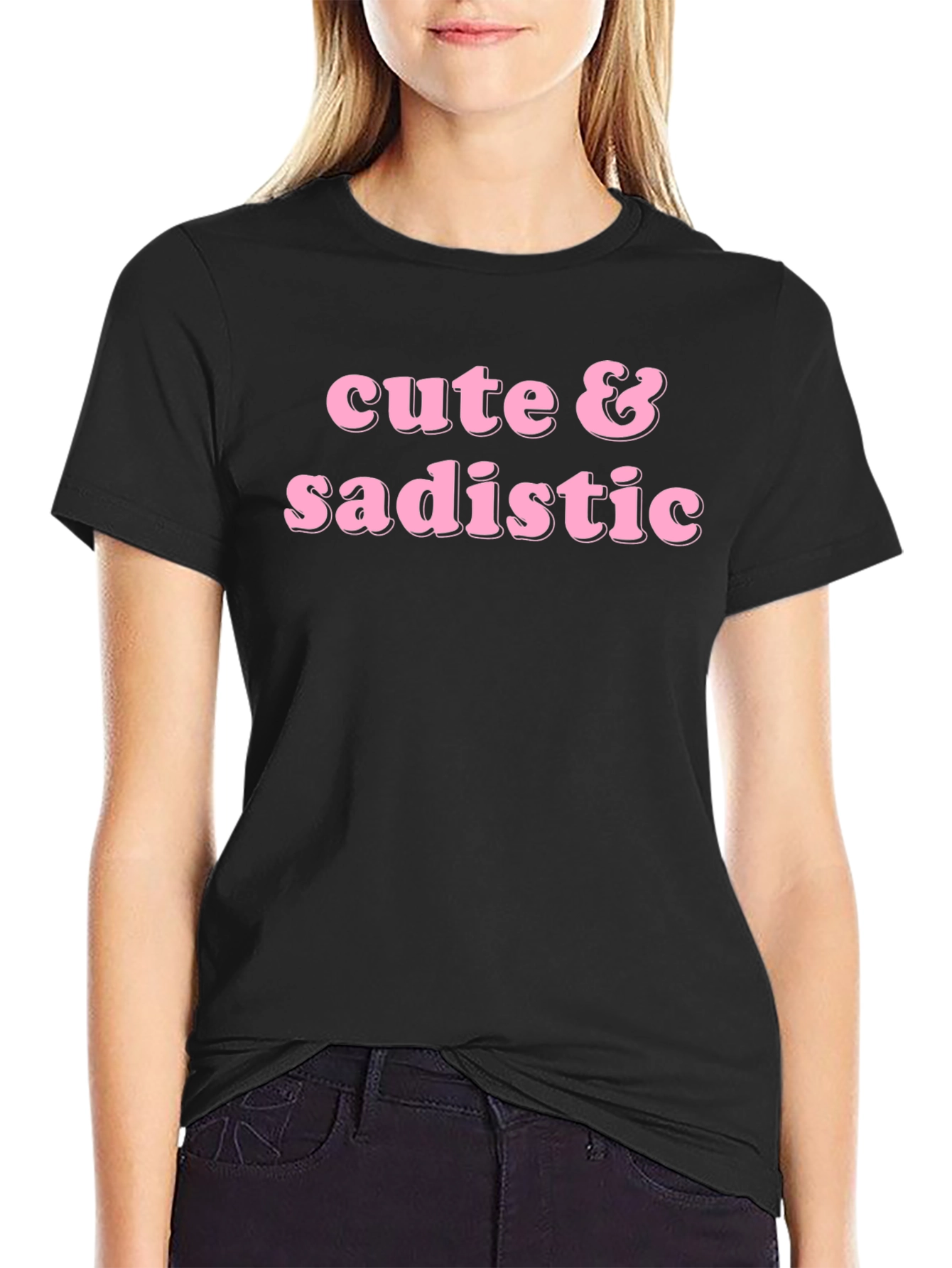Cute & Sadistic Black T-Shirt