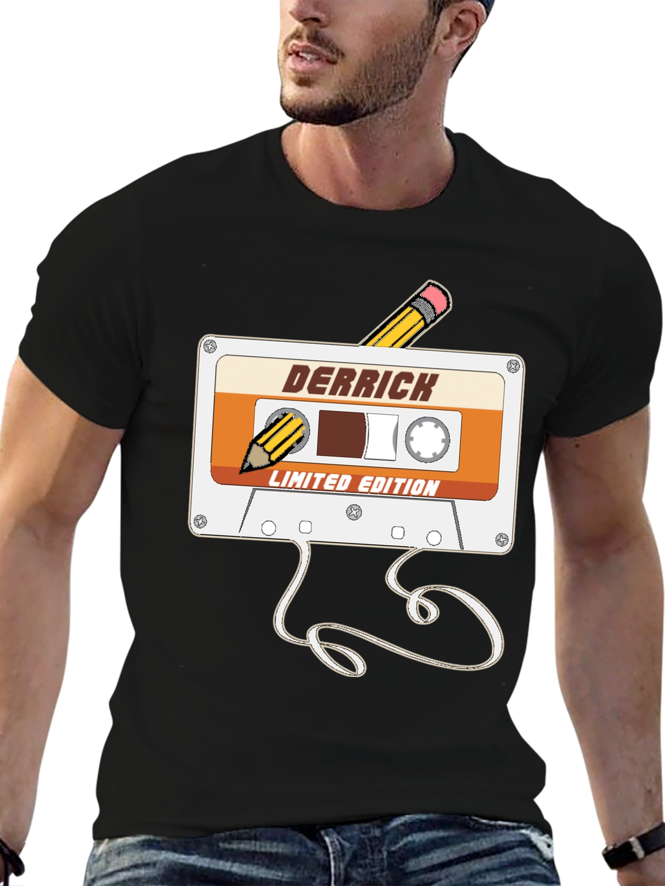 Retro DERRICK Mixtape Limited Edition Graphic Tee