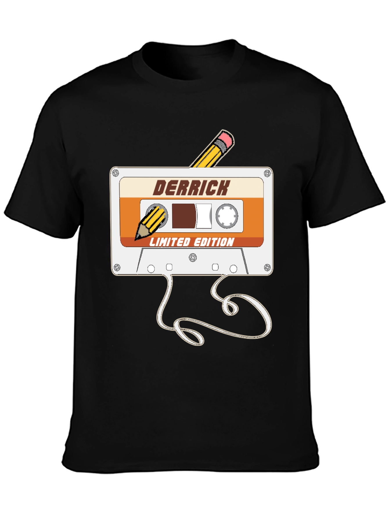 Retro DERRICK Mixtape Limited Edition Graphic Tee