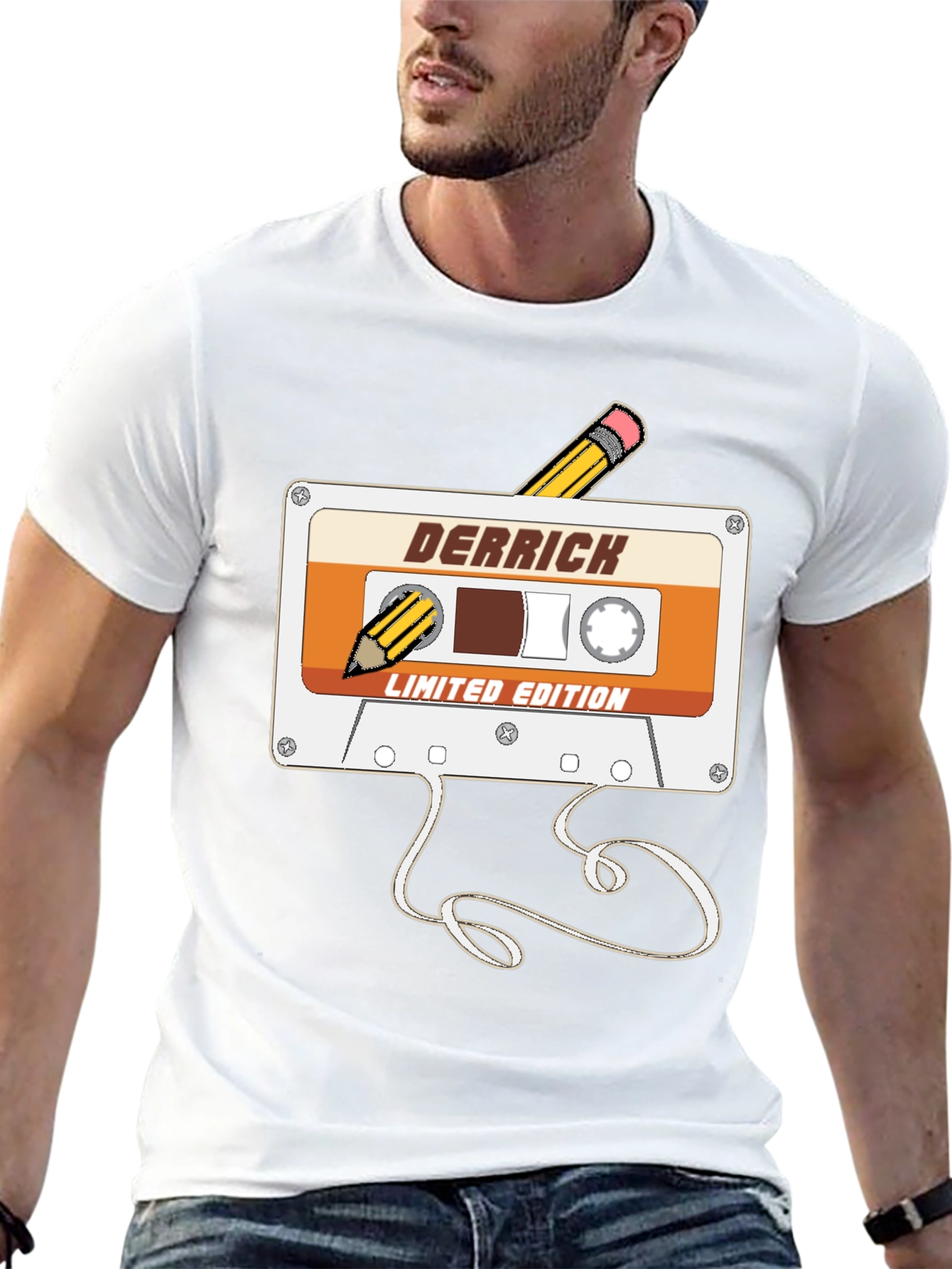 Retro DERRICK Mixtape Limited Edition Graphic Tee