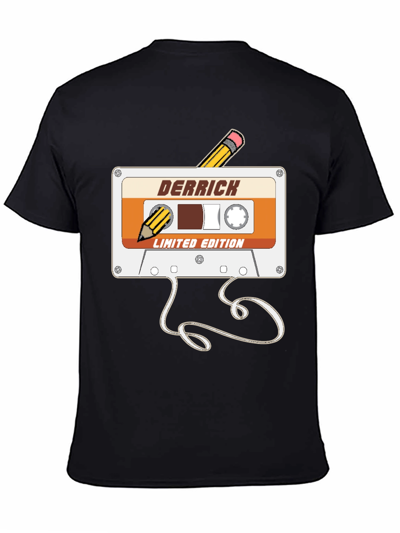 Retro DERRICK Mixtape Limited Edition Graphic Tee