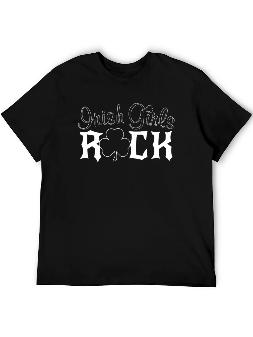 Irish Girls Rock T-Shirt Shamrock St. Patricks Day