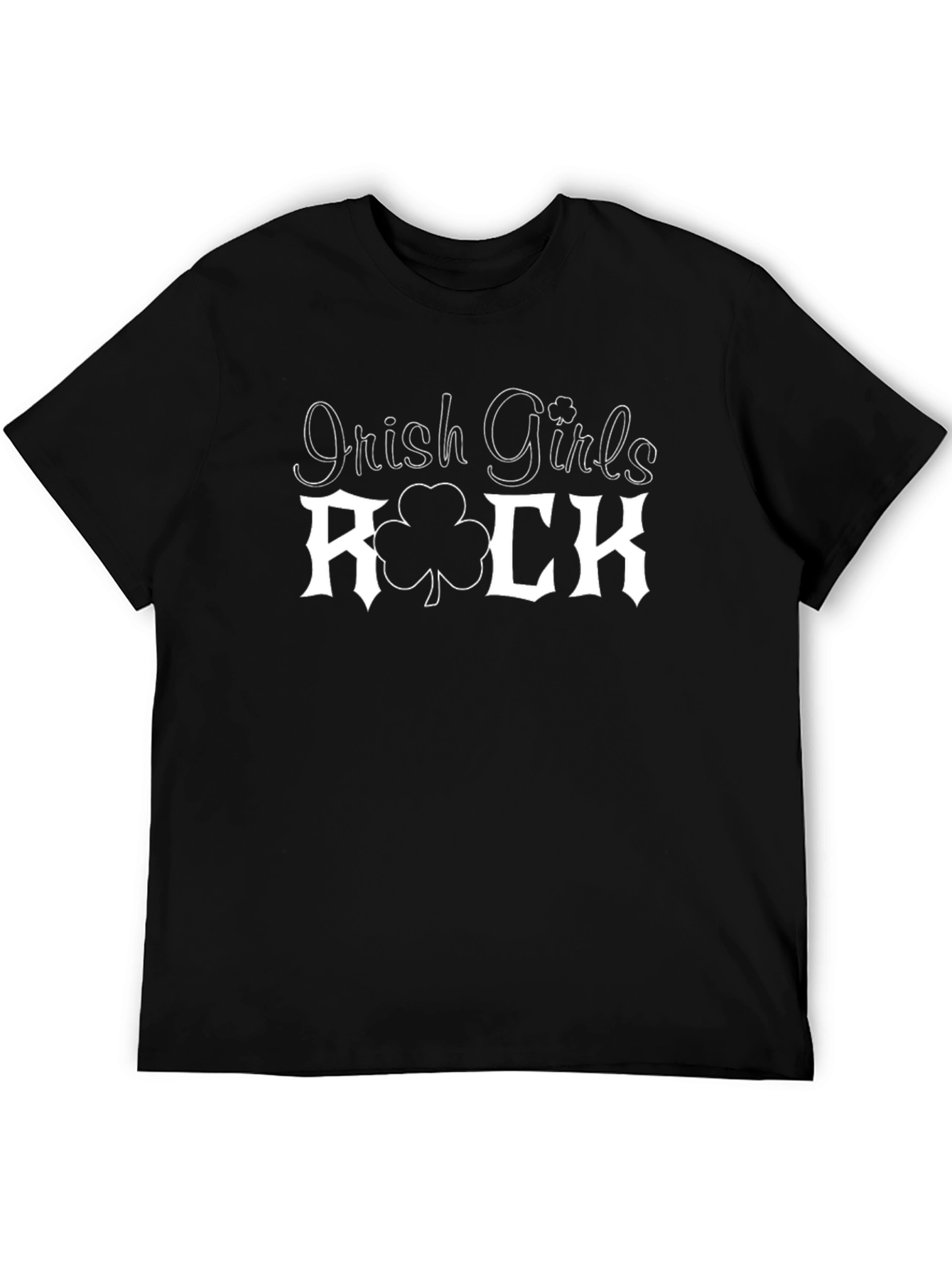 Irish Girls Rock T-Shirt Shamrock St. Patricks Day