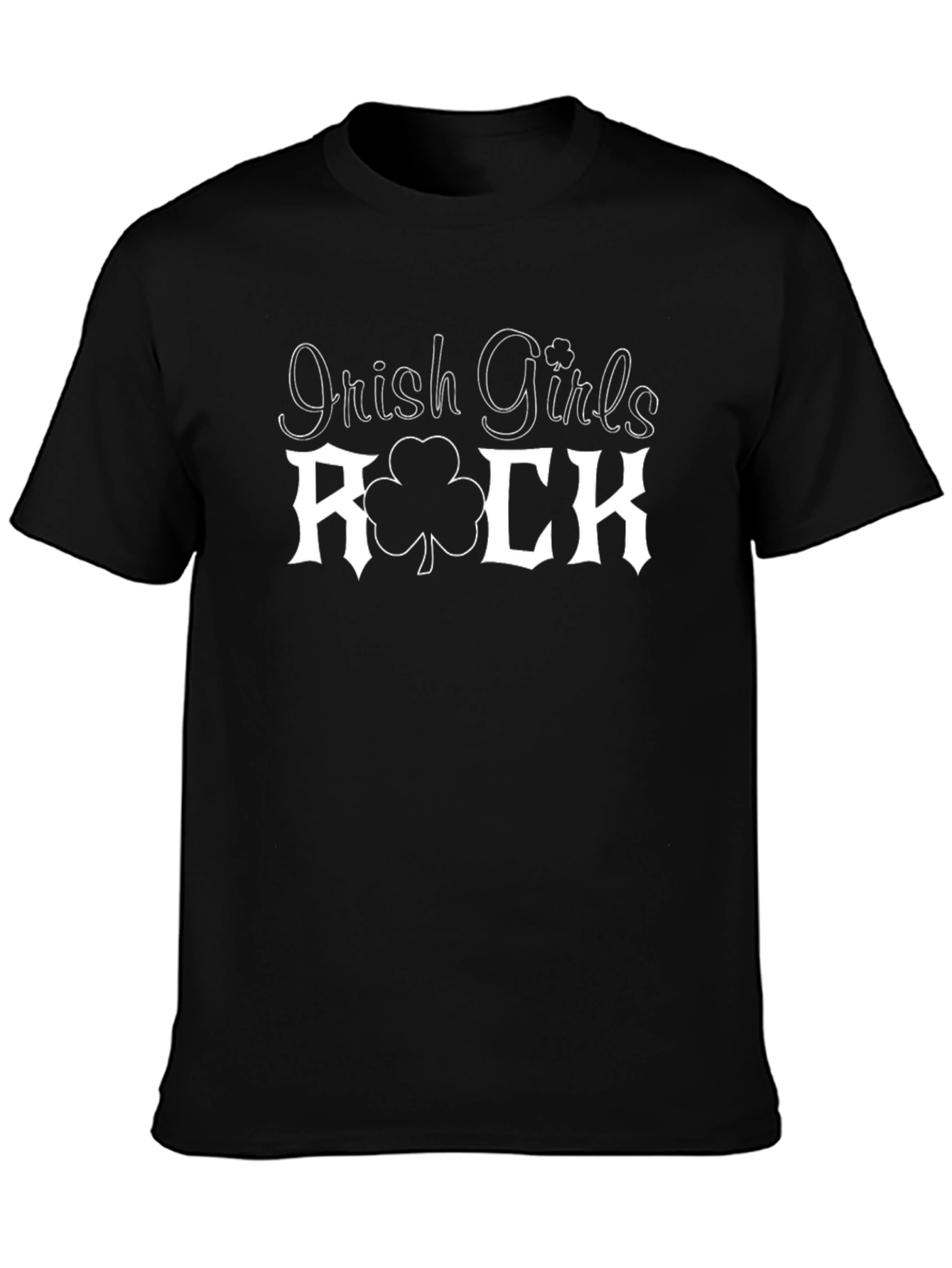 Irish Girls Rock T-Shirt Shamrock St. Patricks Day