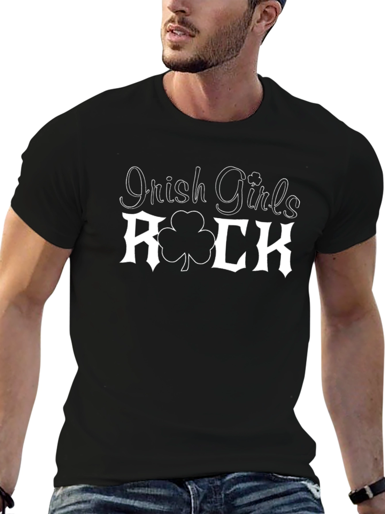 Irish Girls Rock T-Shirt Shamrock St. Patricks Day