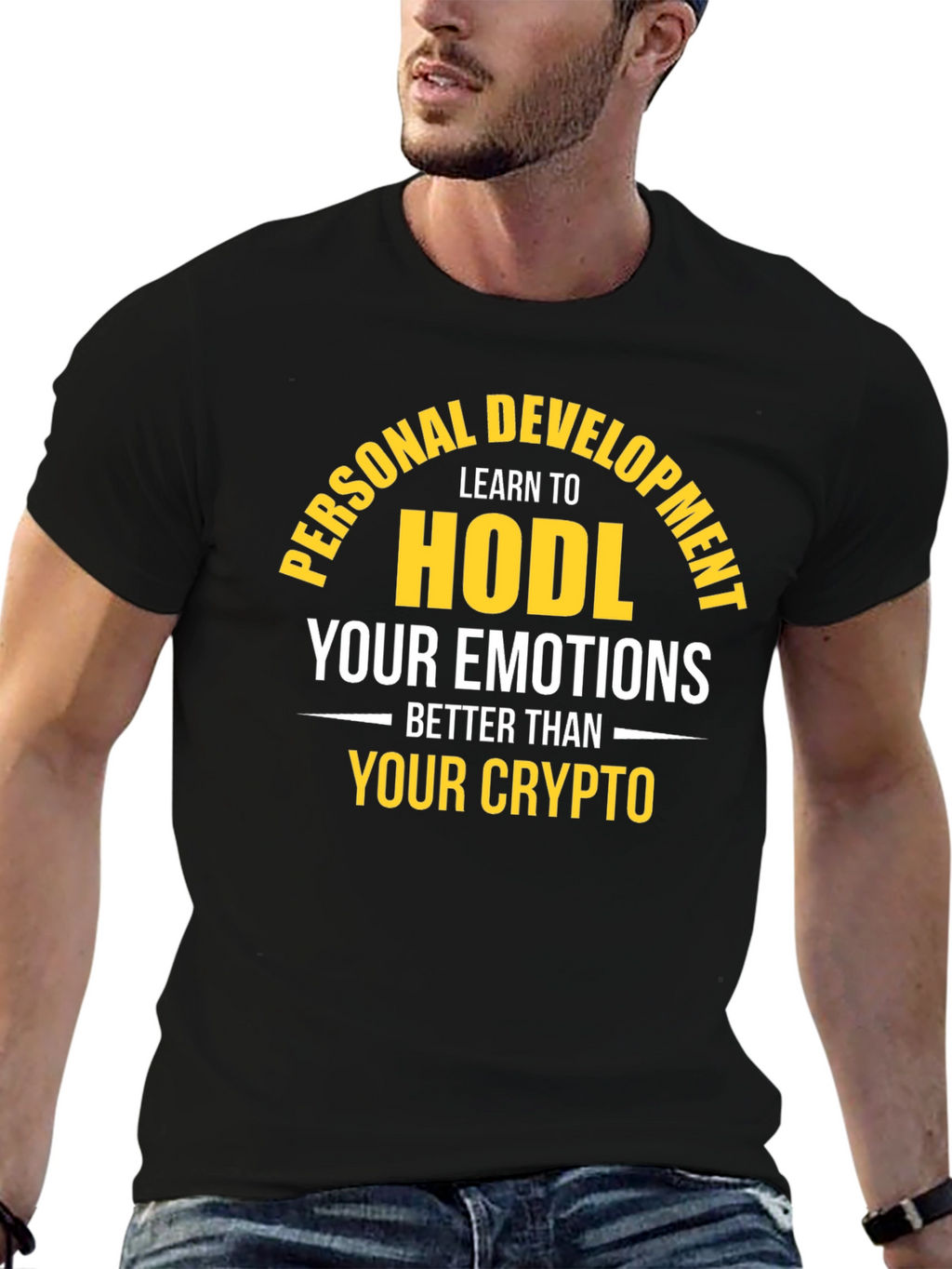 HODL Your Emotions T-Shirt - Crypto Investing Motivation