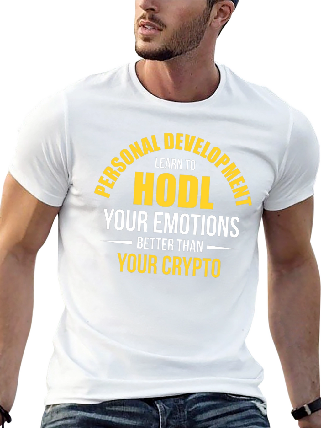 HODL Your Emotions T-Shirt - Crypto Investing Motivation