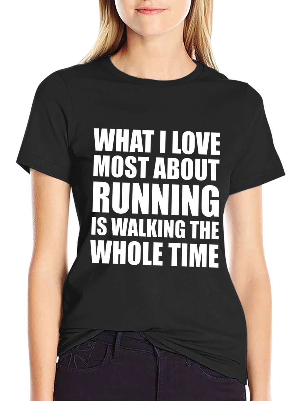 Funny Running T-Shirt - Walking The Whole Time