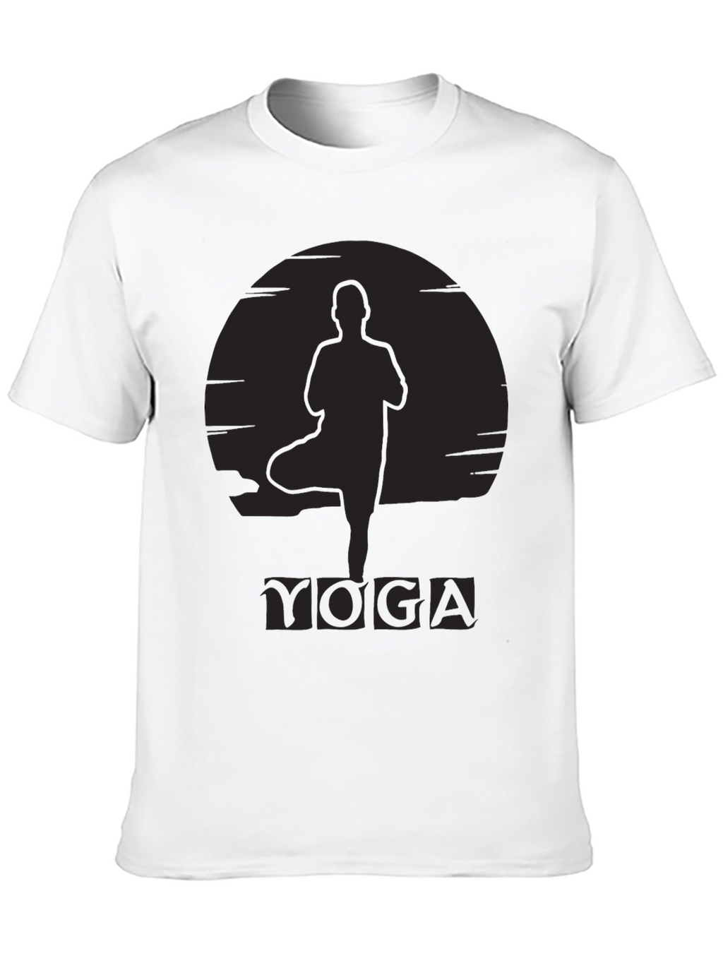 Yoga Silhouette Graphic T-Shirt