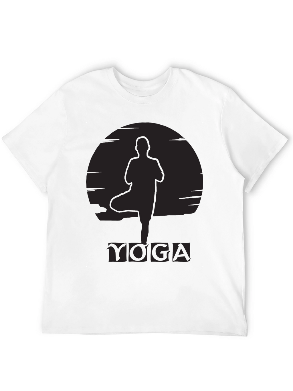 Yoga Silhouette Graphic T-Shirt