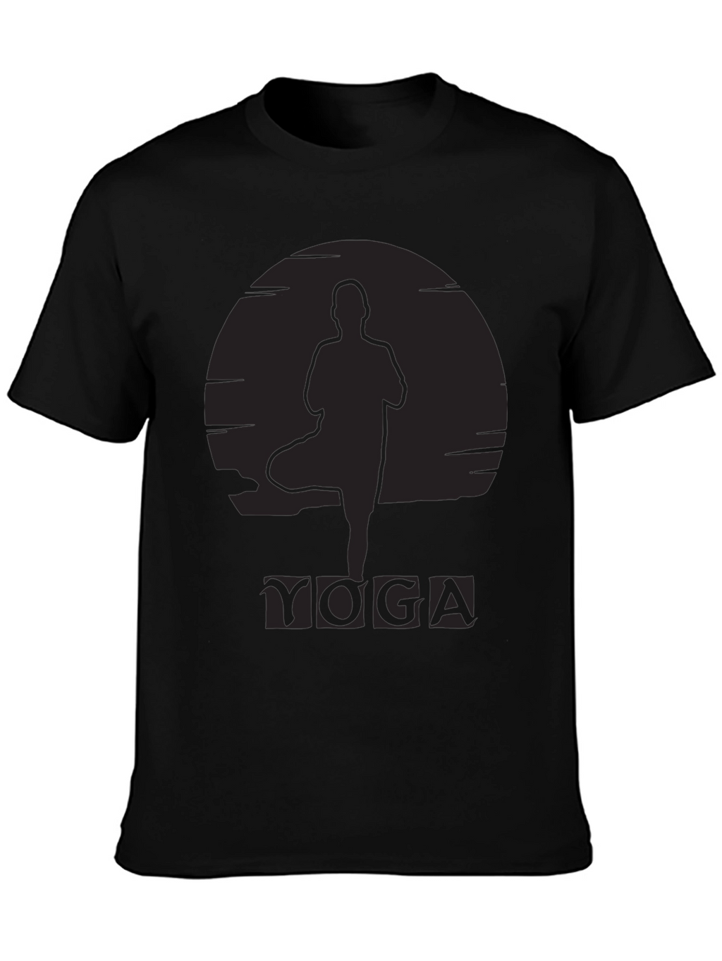 Yoga Silhouette Graphic T-Shirt