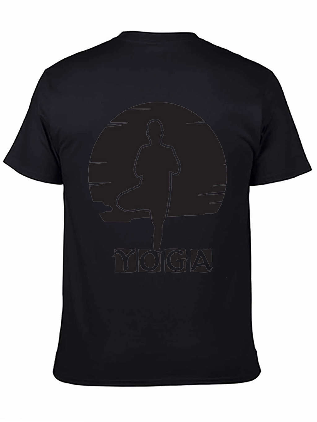 Yoga Silhouette Graphic T-Shirt