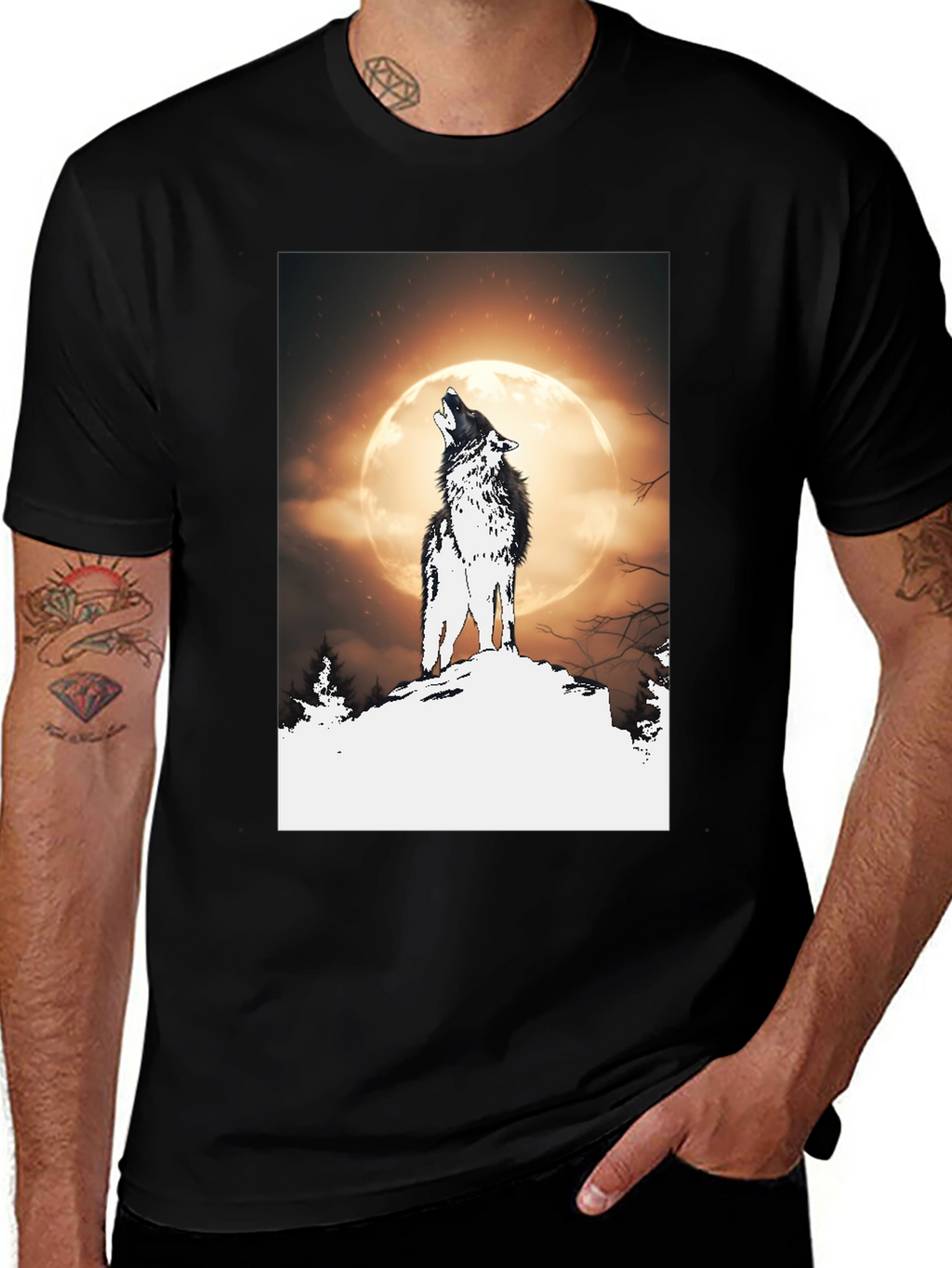 Wolf Moon Graphic Tee
