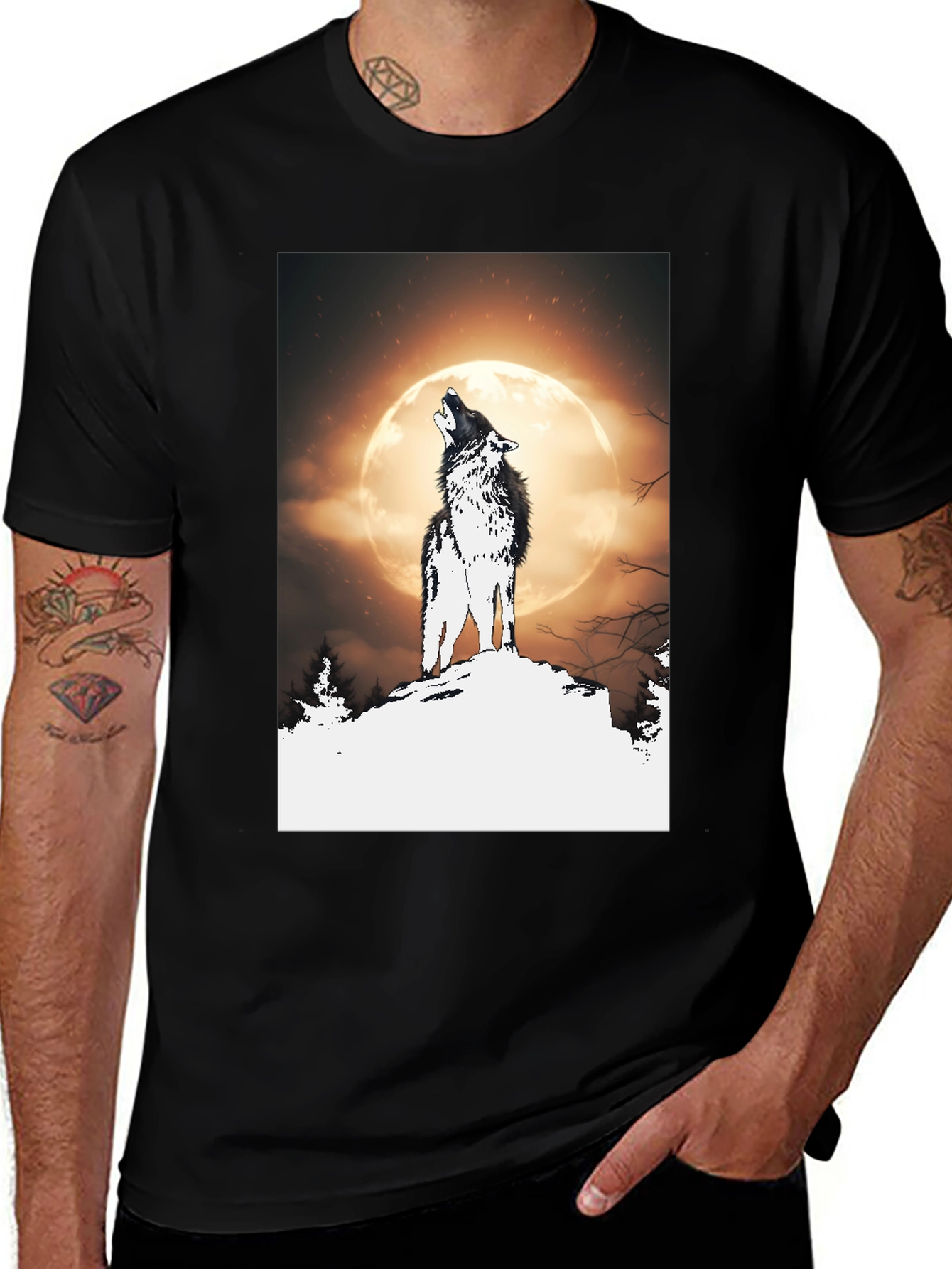 Wolf Moon Graphic Tee