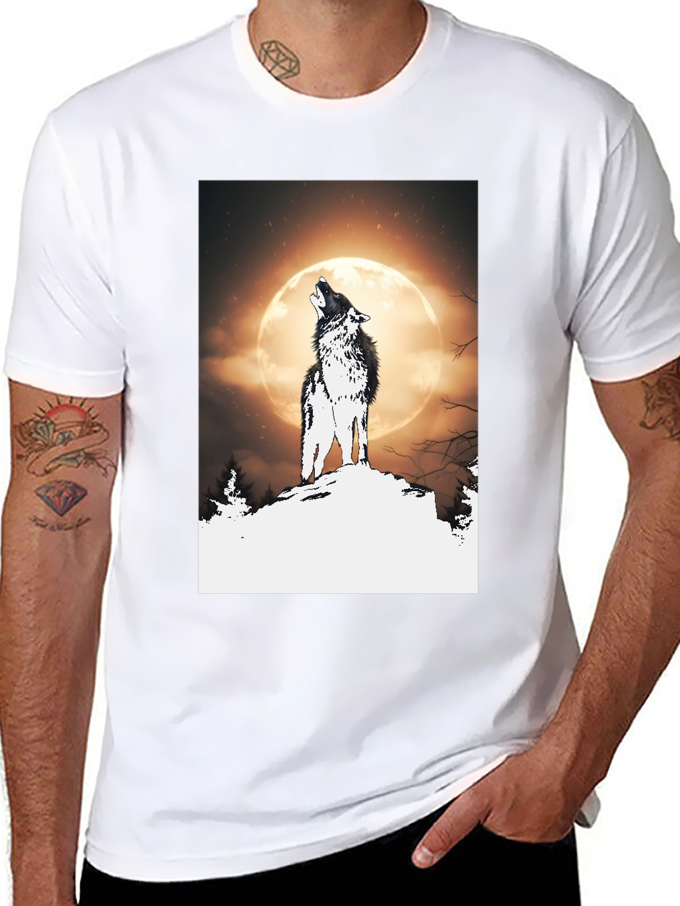 Wolf Moon Graphic Tee