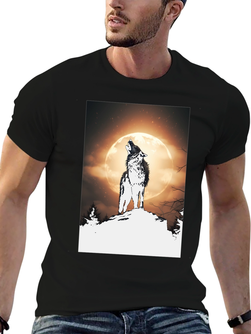 Wolf Moon Graphic Tee