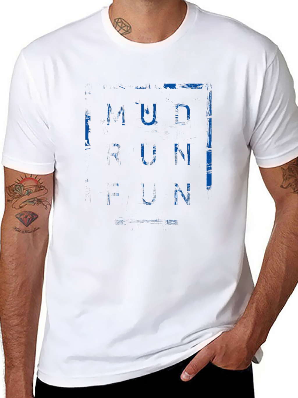 Mud Run Fun T-Shirt - Black