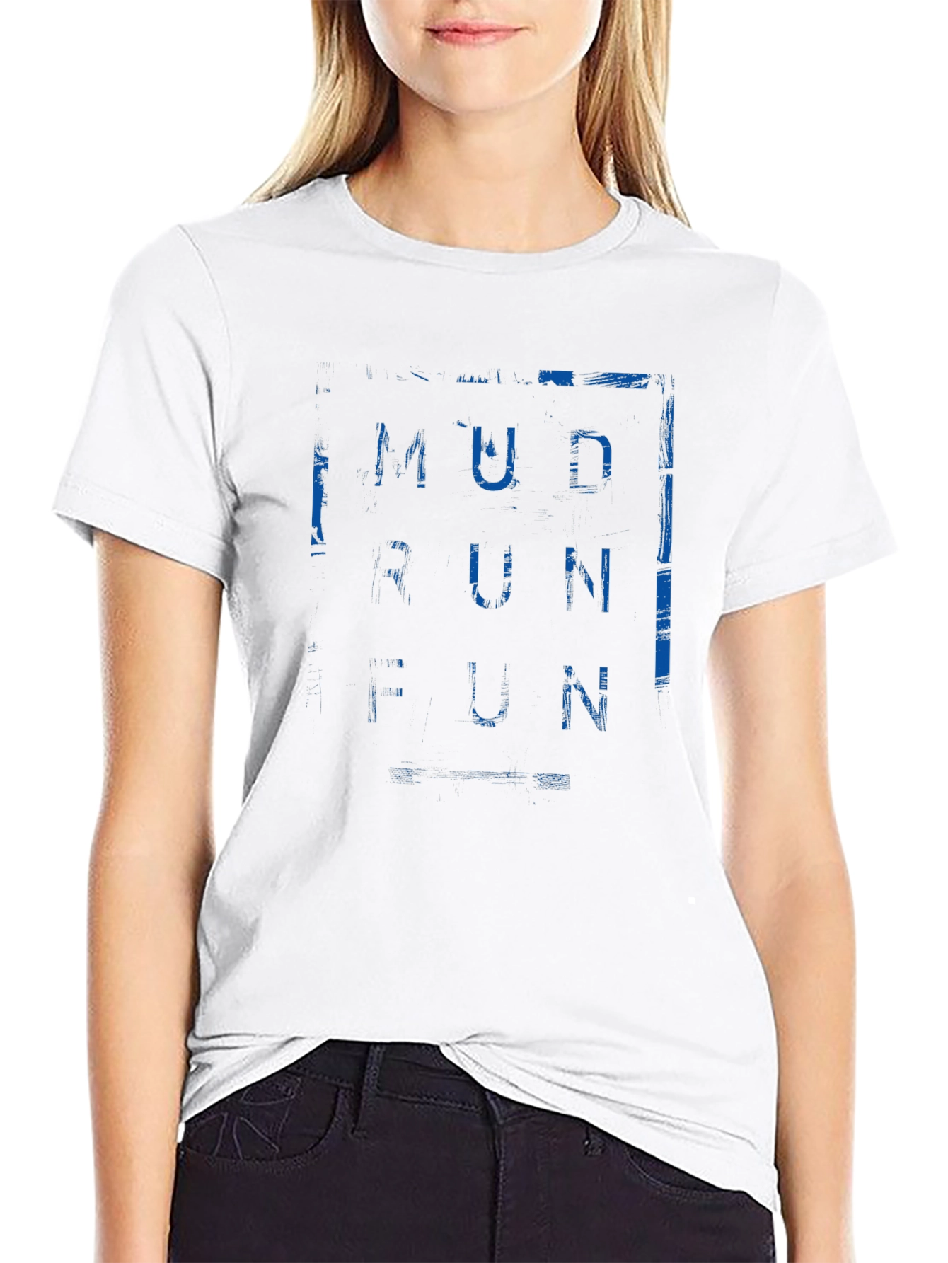 Mud Run Fun T-Shirt - Black