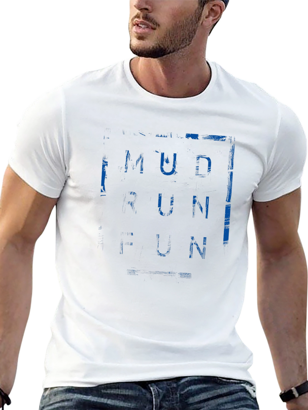 Mud Run Fun T-Shirt - Black