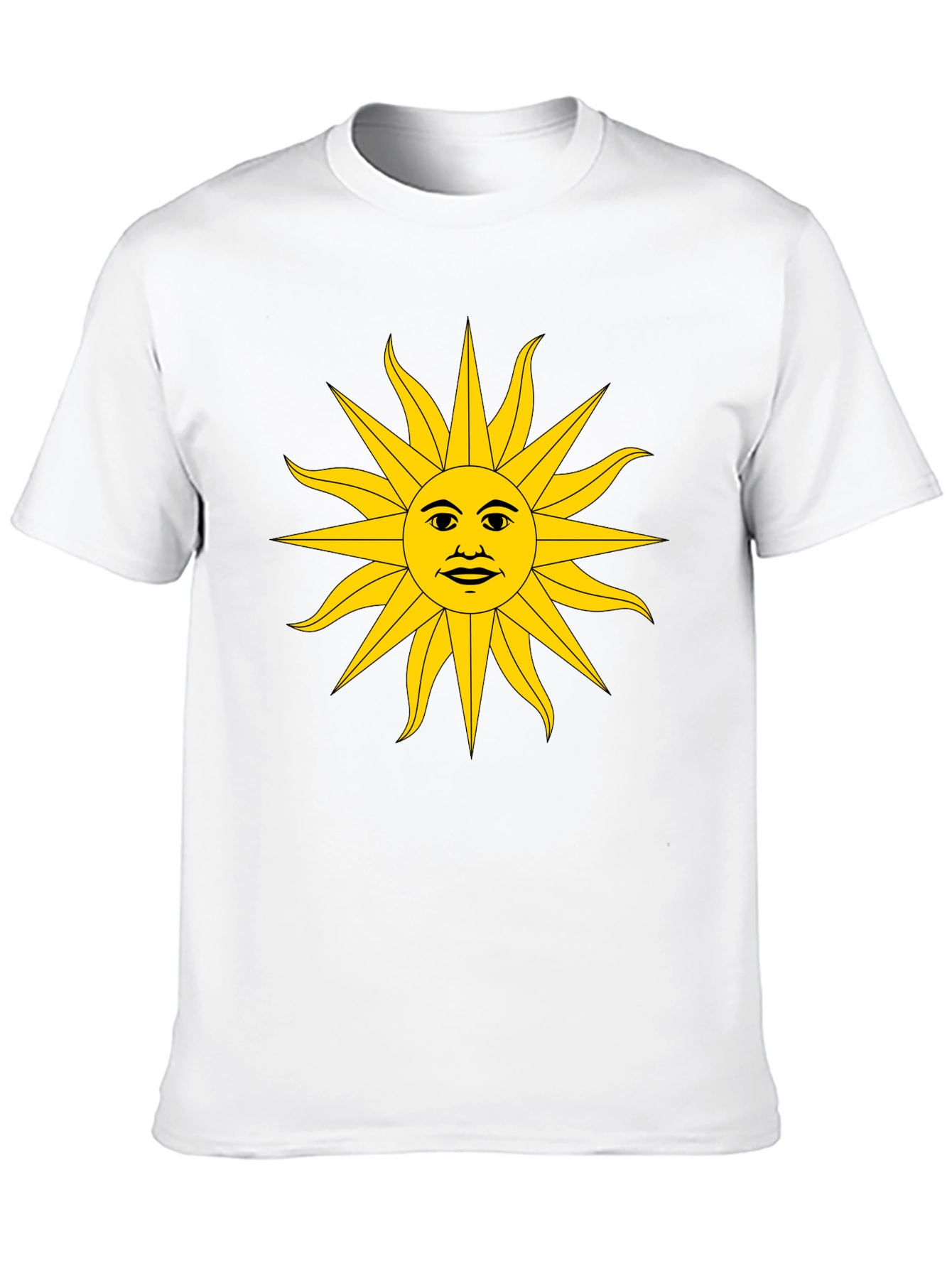 Sun Graphic Black T-Shirt - Unique Design