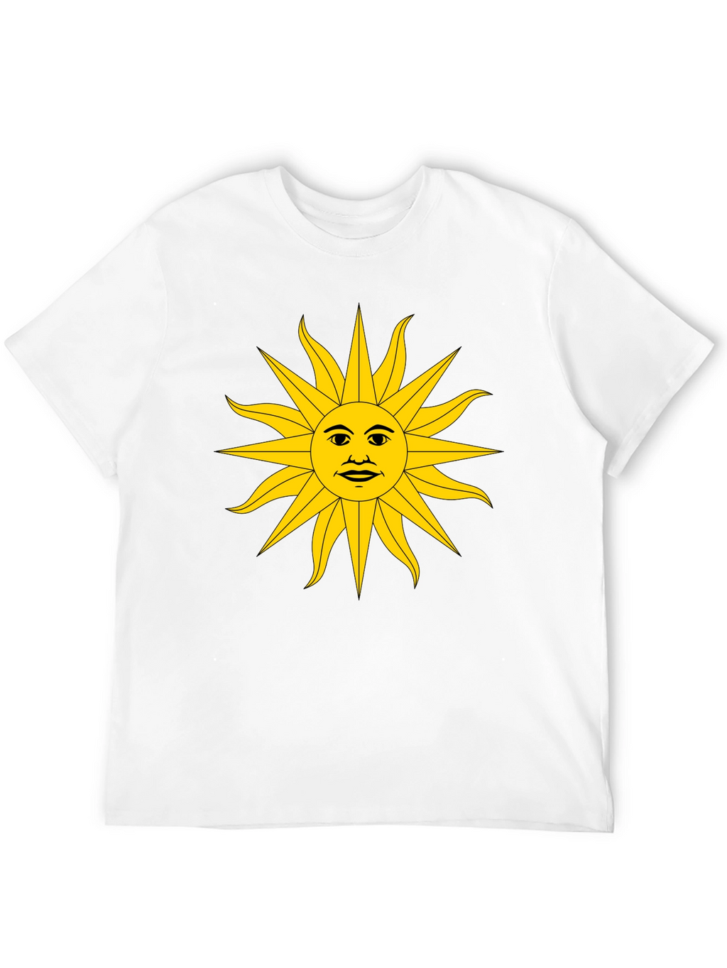Sun Graphic Black T-Shirt - Unique Design
