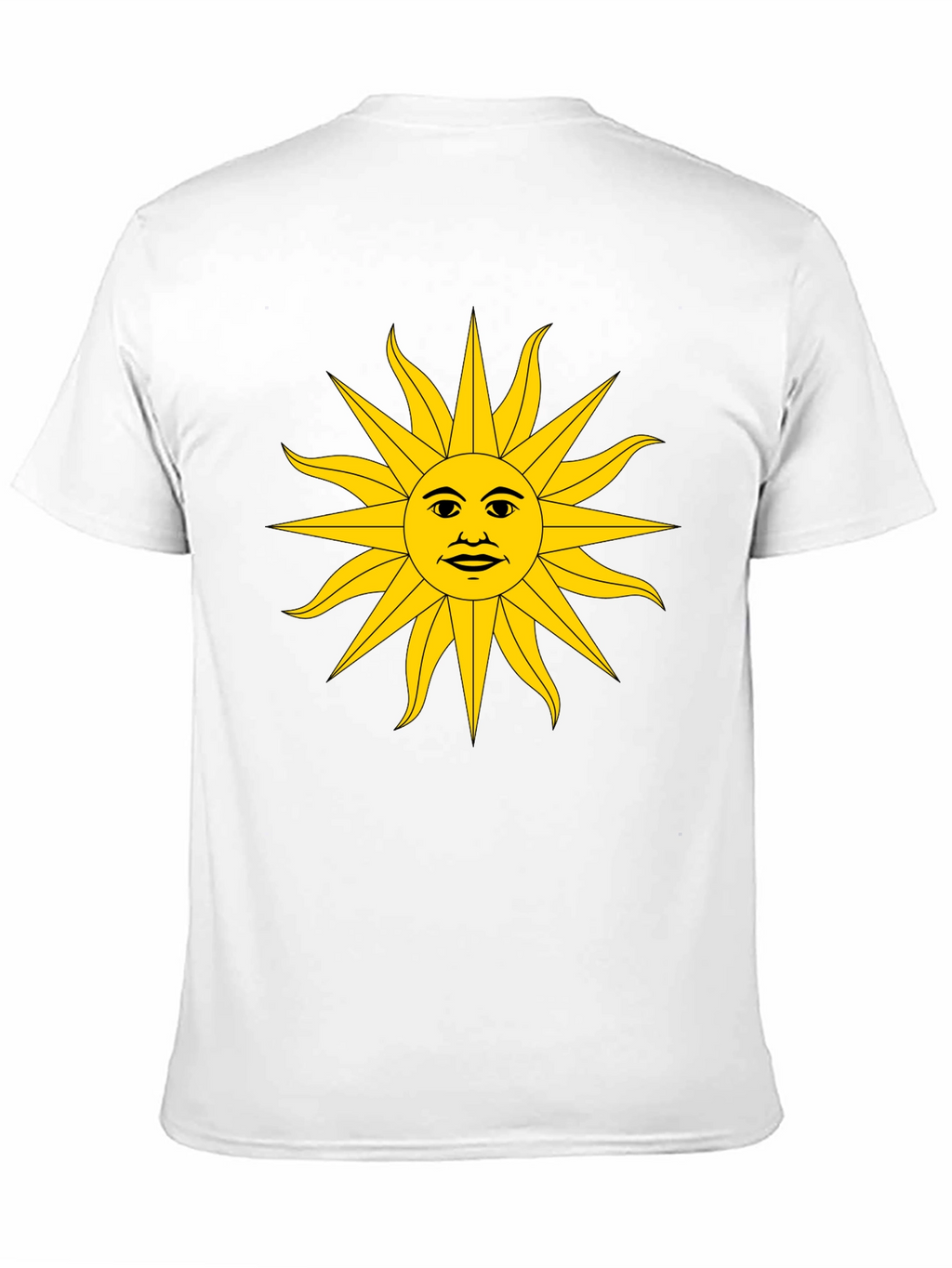 Sun Graphic Black T-Shirt - Unique Design