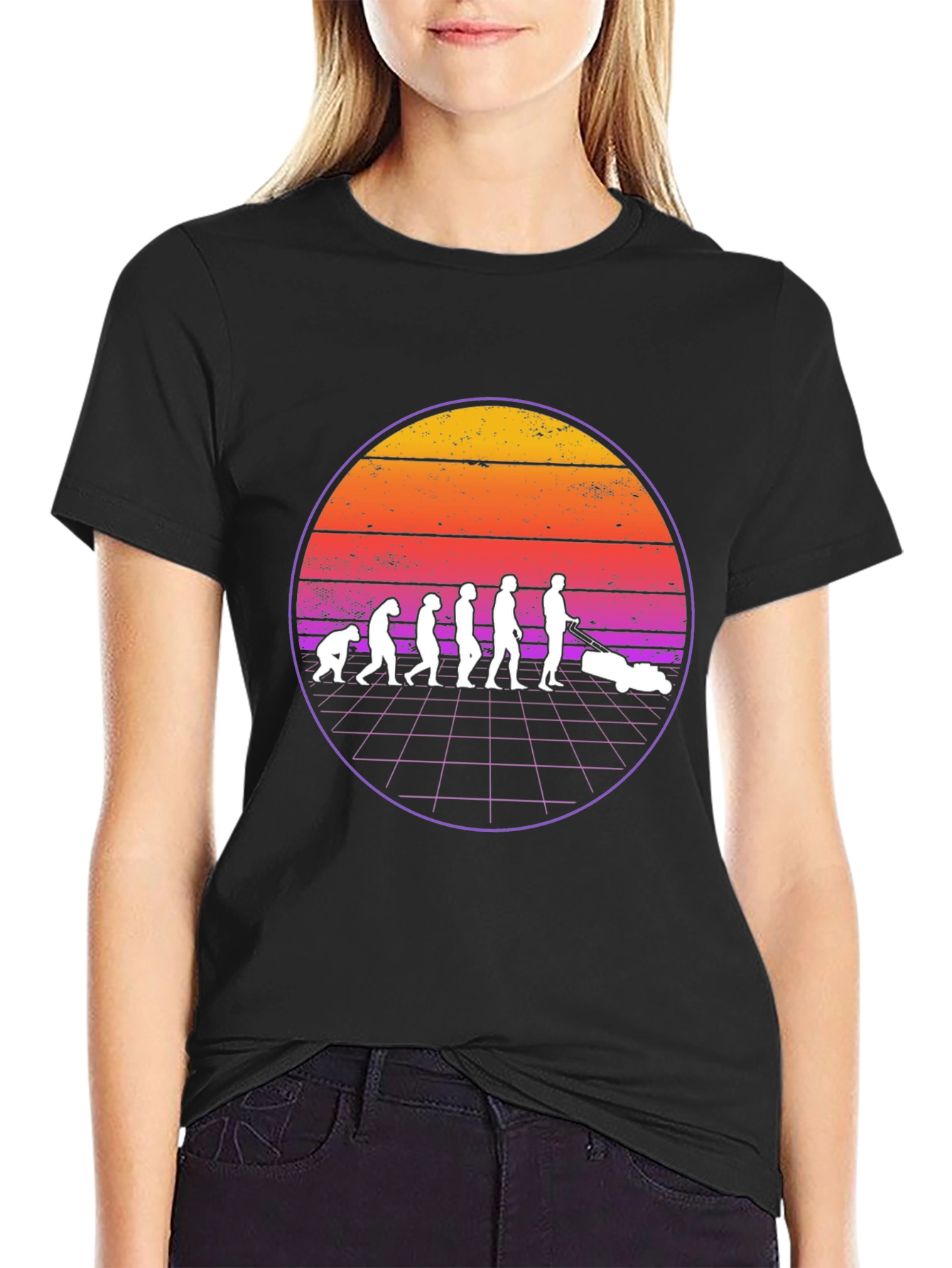 Evolution of Lawn Care T-Shirt