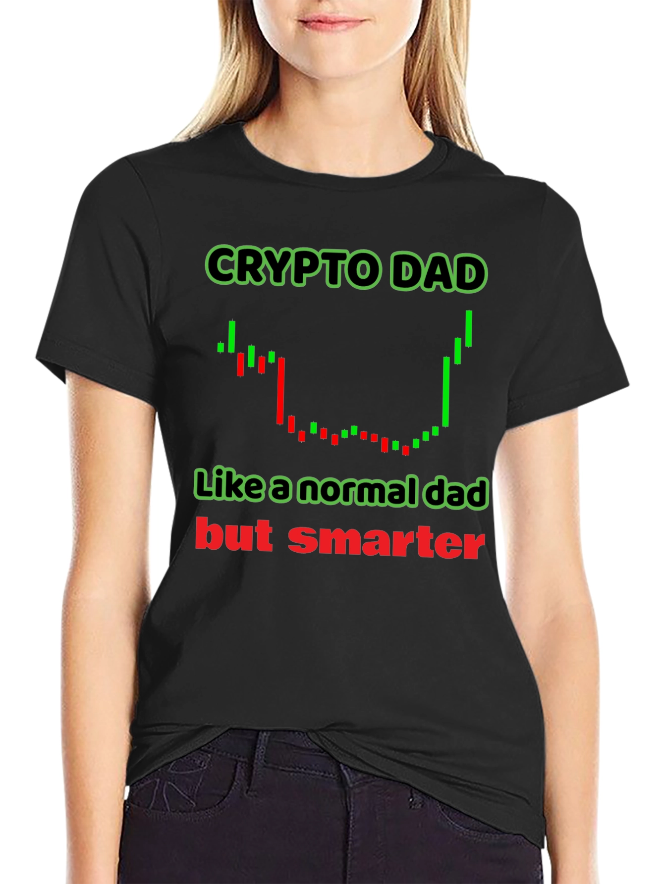 Crypto Dad T-Shirt - Like a Normal Dad But Smarter!