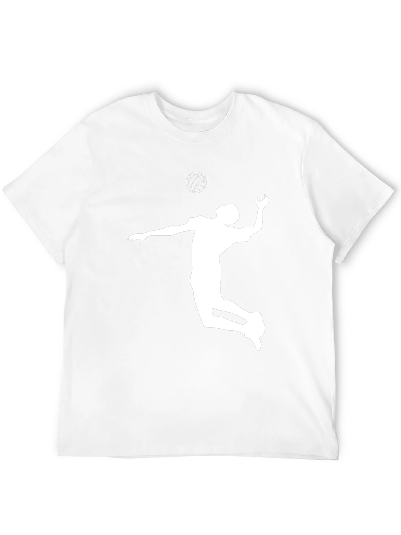 Volleyball Player Graphic Tee - Black