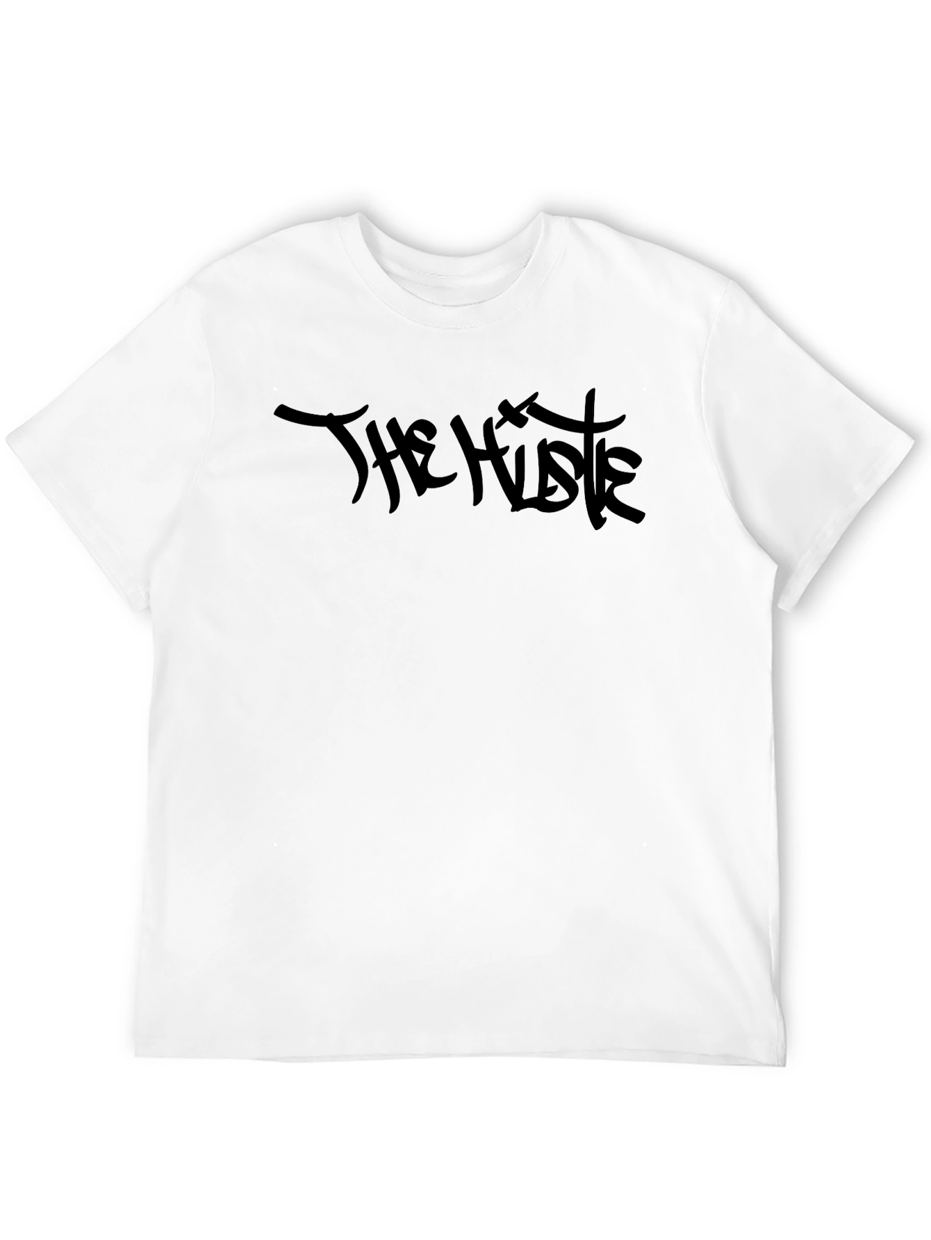 The Hustle Black Graphic Tee