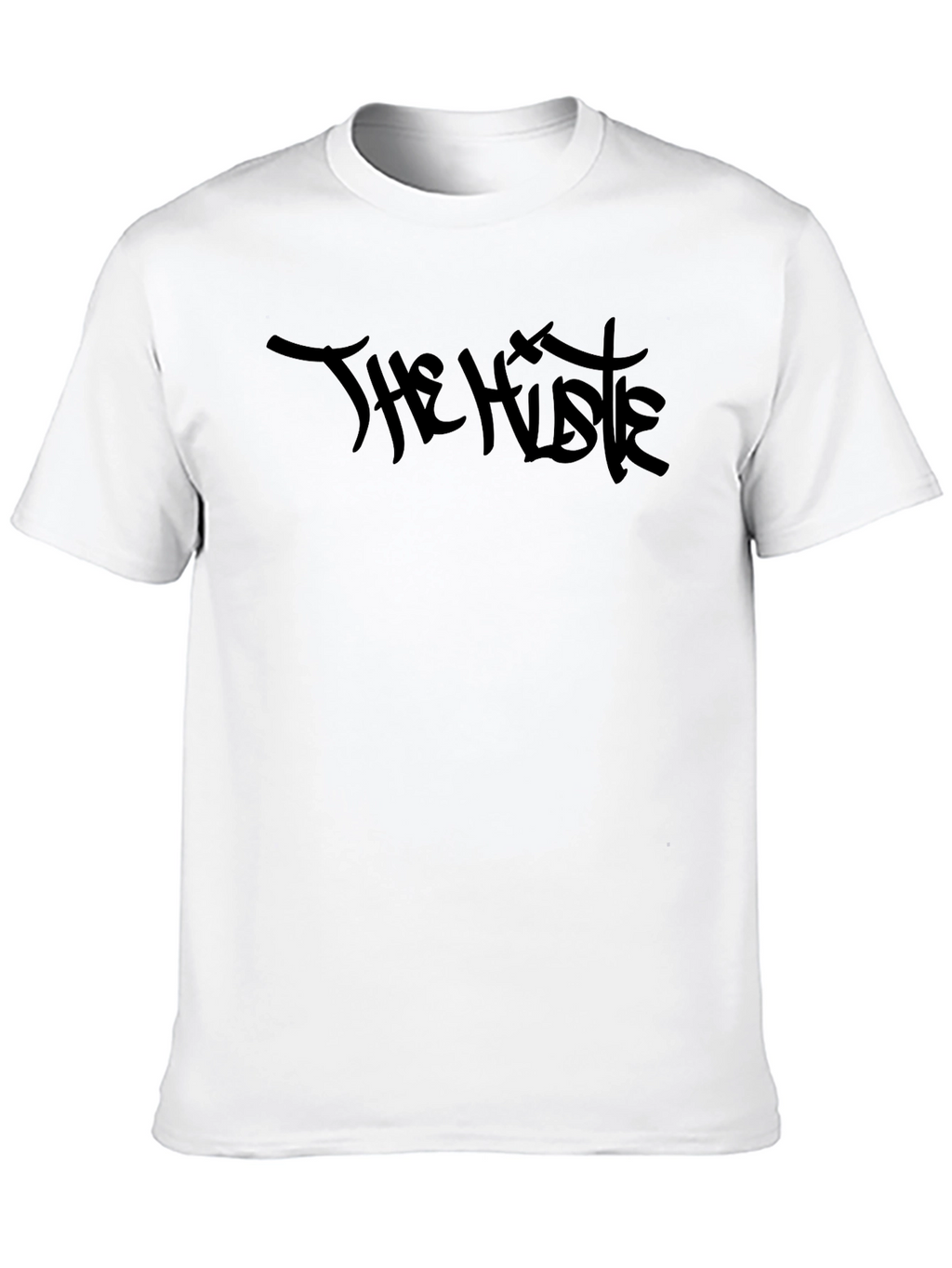 The Hustle Black Graphic Tee