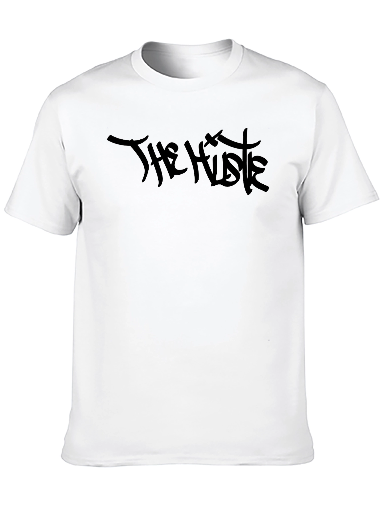 The Hustle Black Graphic Tee