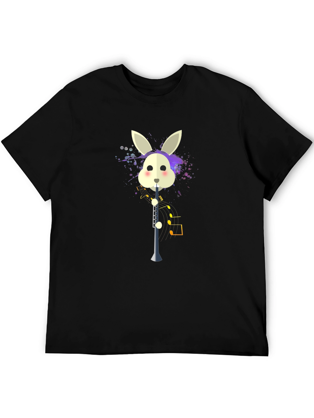 Musical Rabbit Unisex T-Shirt