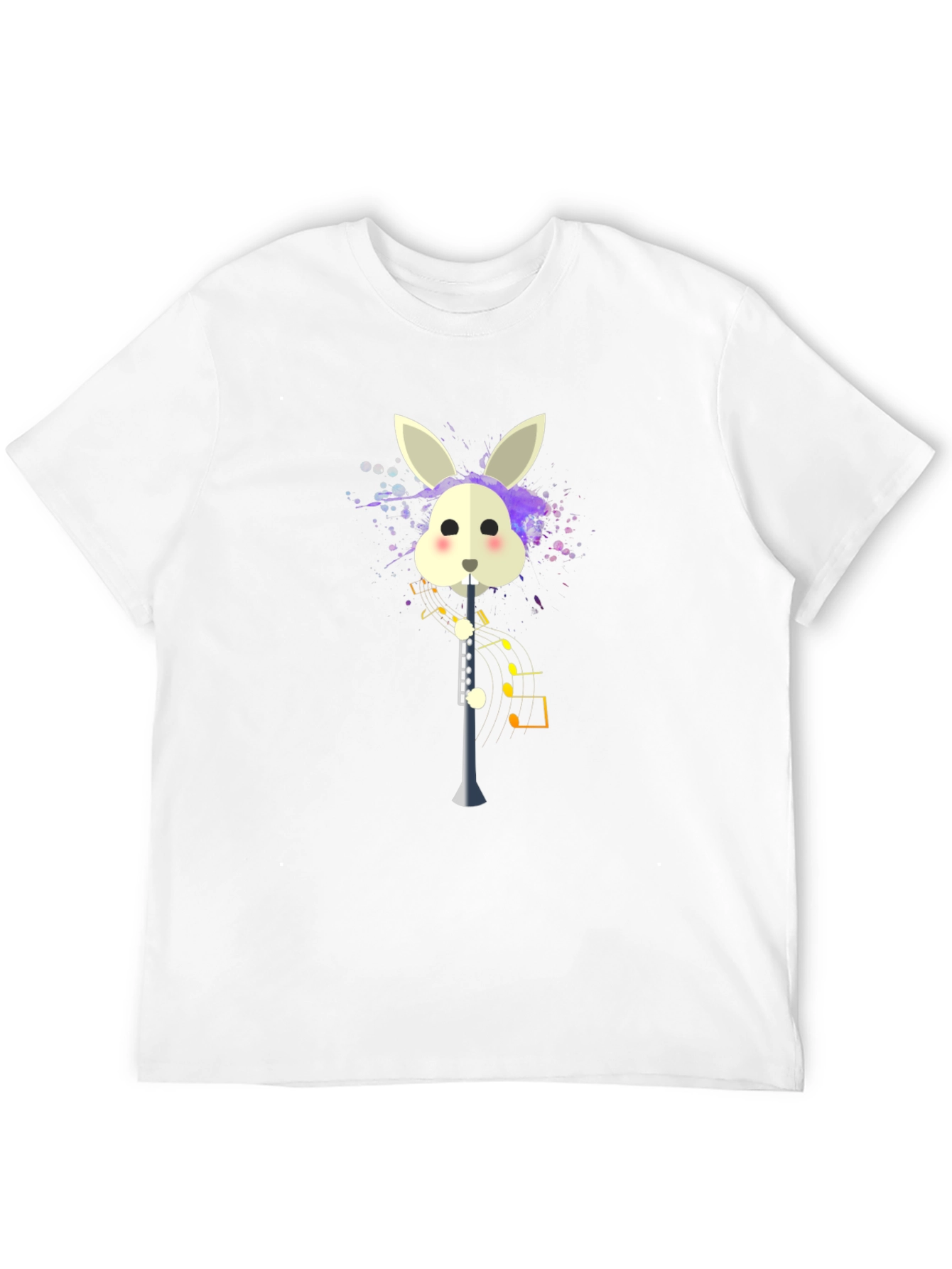 Musical Rabbit Unisex T-Shirt