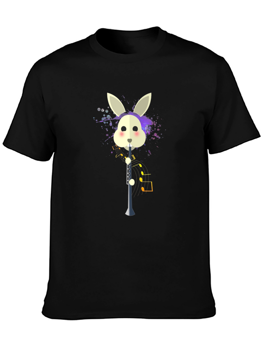 Musical Rabbit Unisex T-Shirt