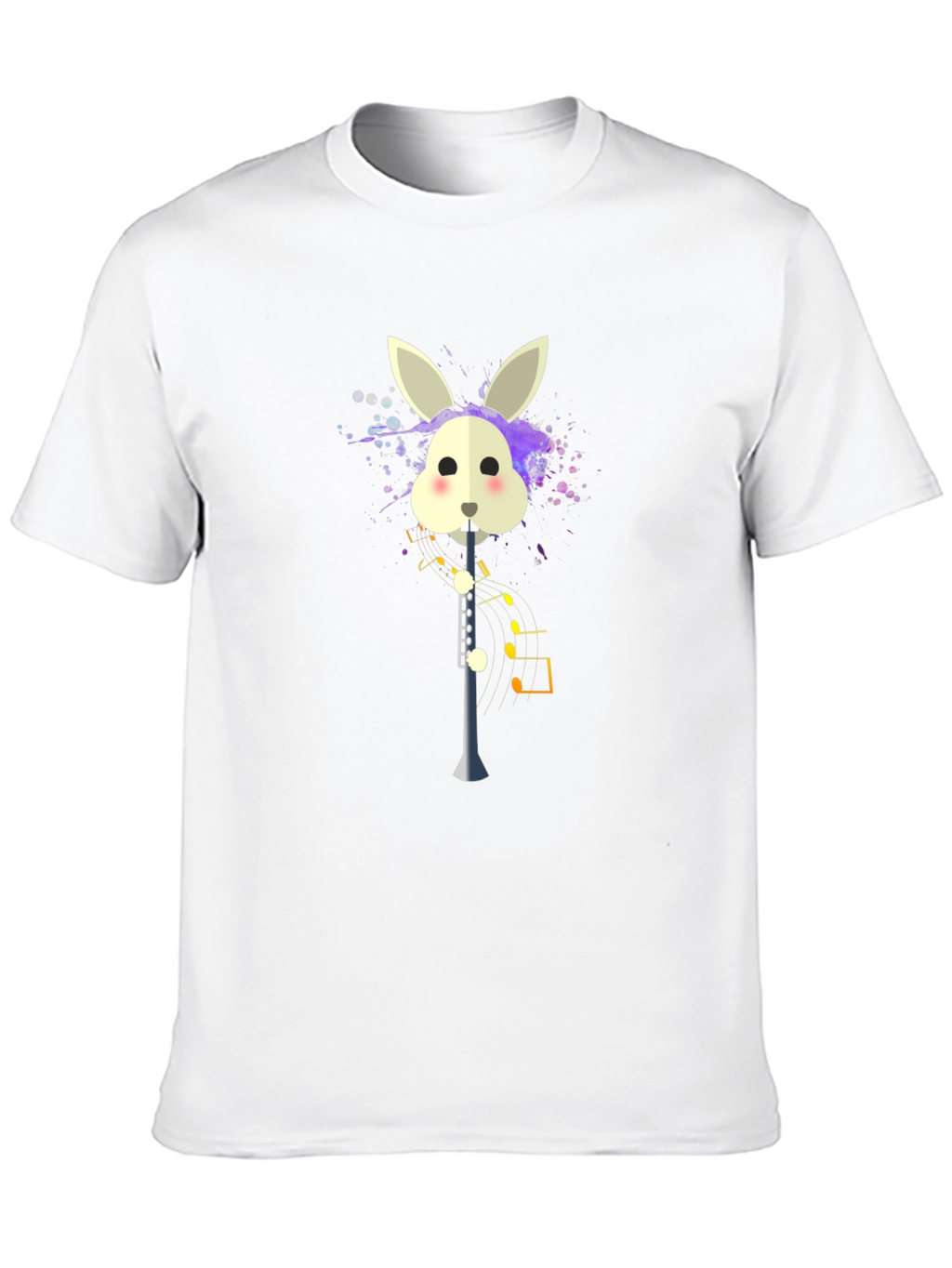 Musical Rabbit Unisex T-Shirt